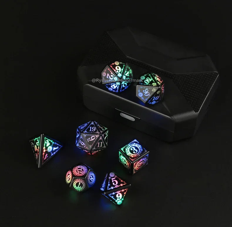Eldritch Edge – 7‑Piece Dice Set