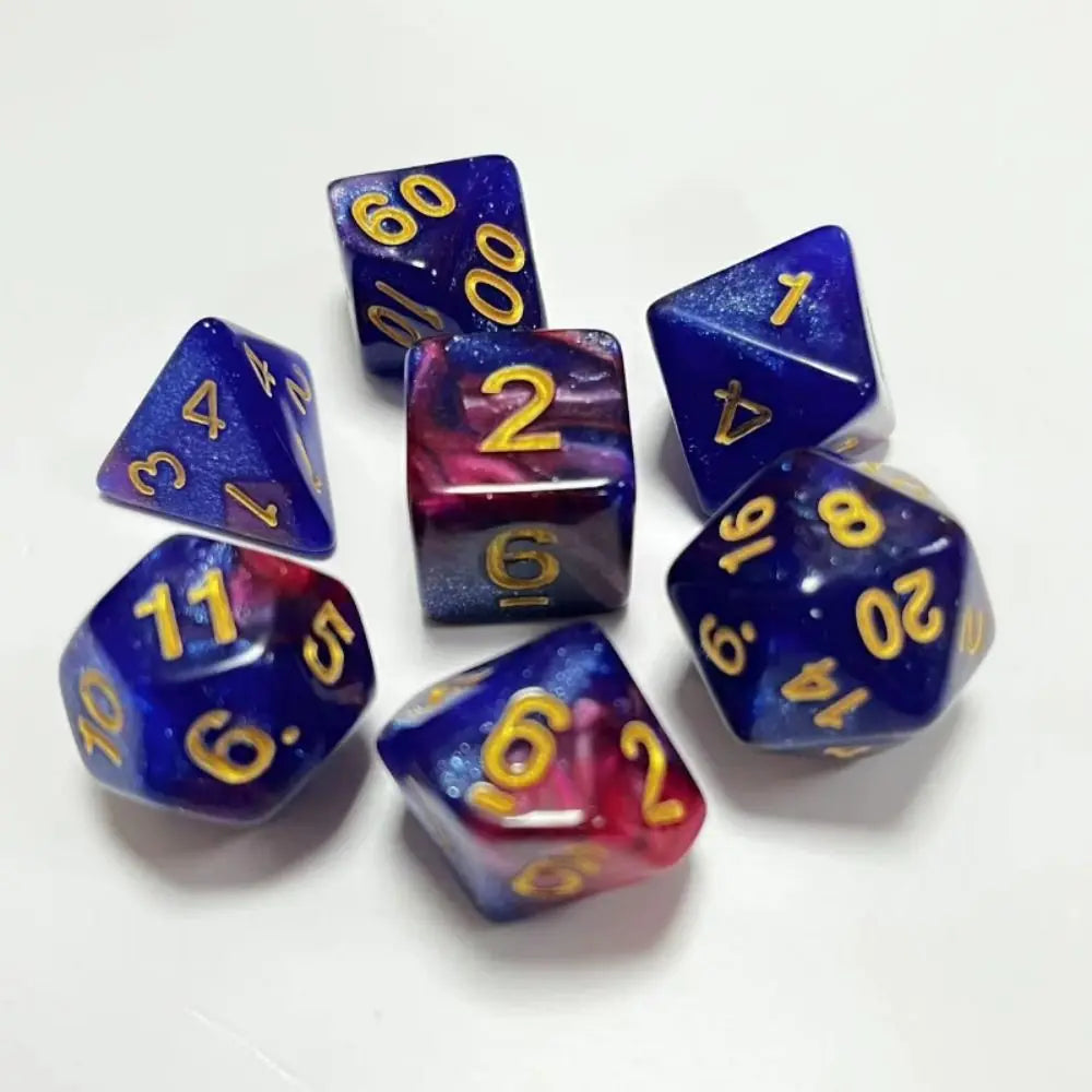 Infernal Aegis – 7‑Piece Dice Set