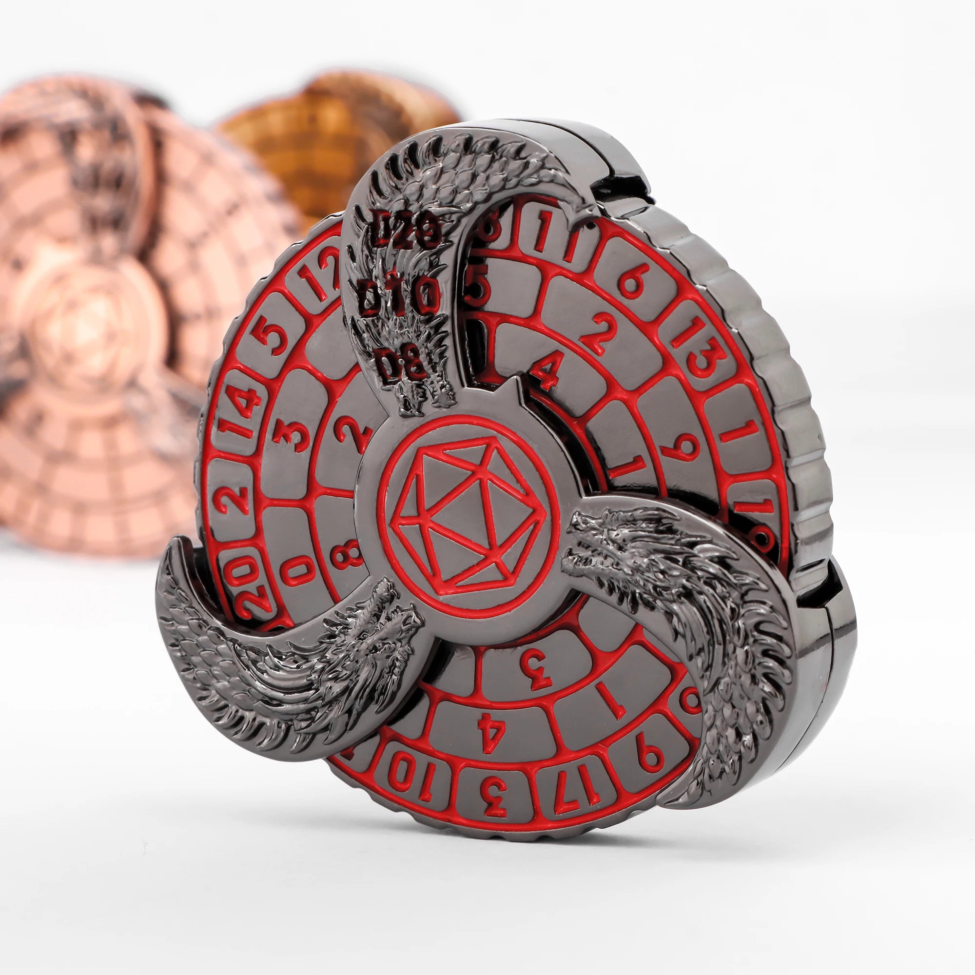 Golden Forge 7-in-1 Spinner Dice Set