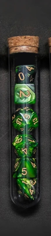 Mystic Halo – 7‑Piece Dice Set