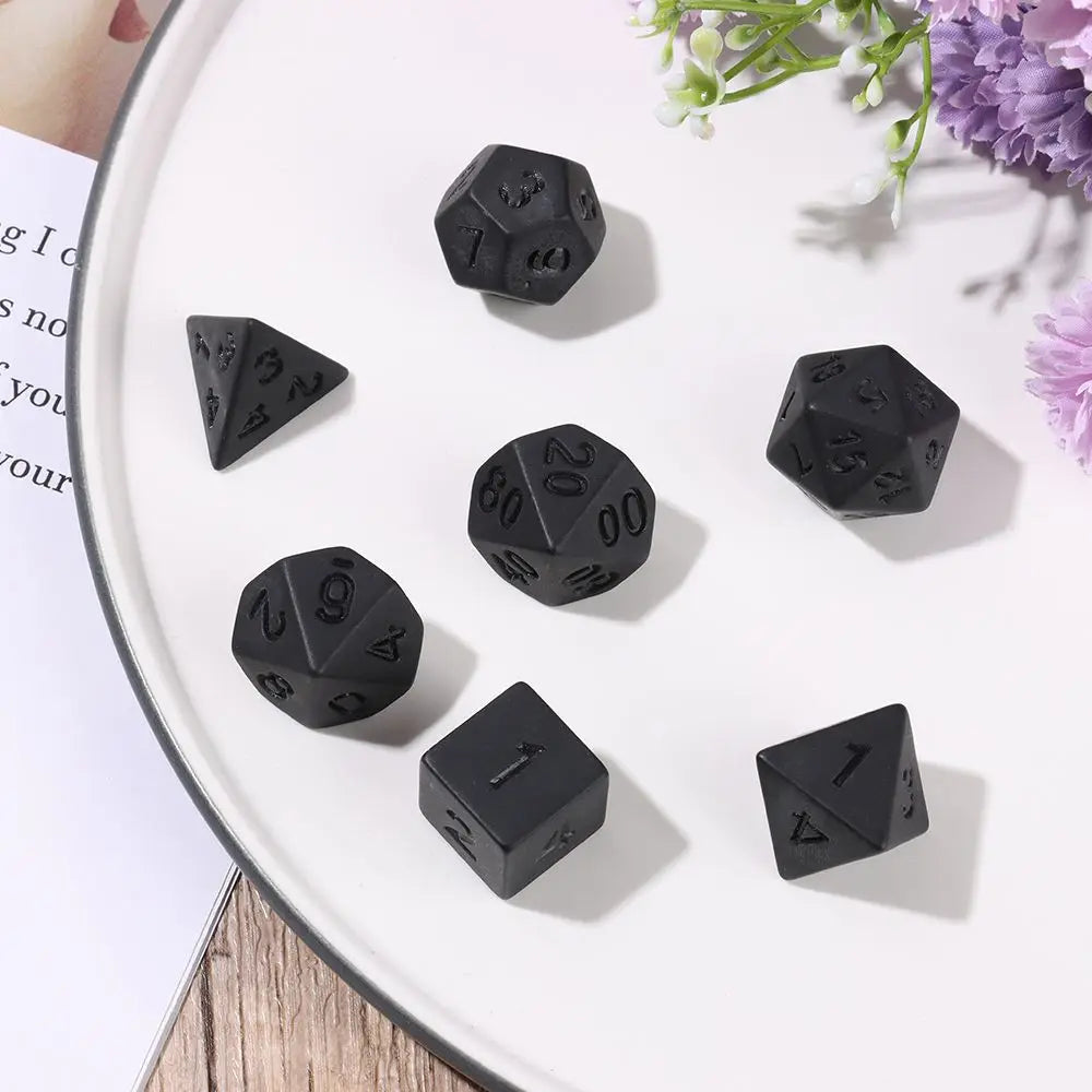 Arcane Veil – 7‑Piece Dice Set