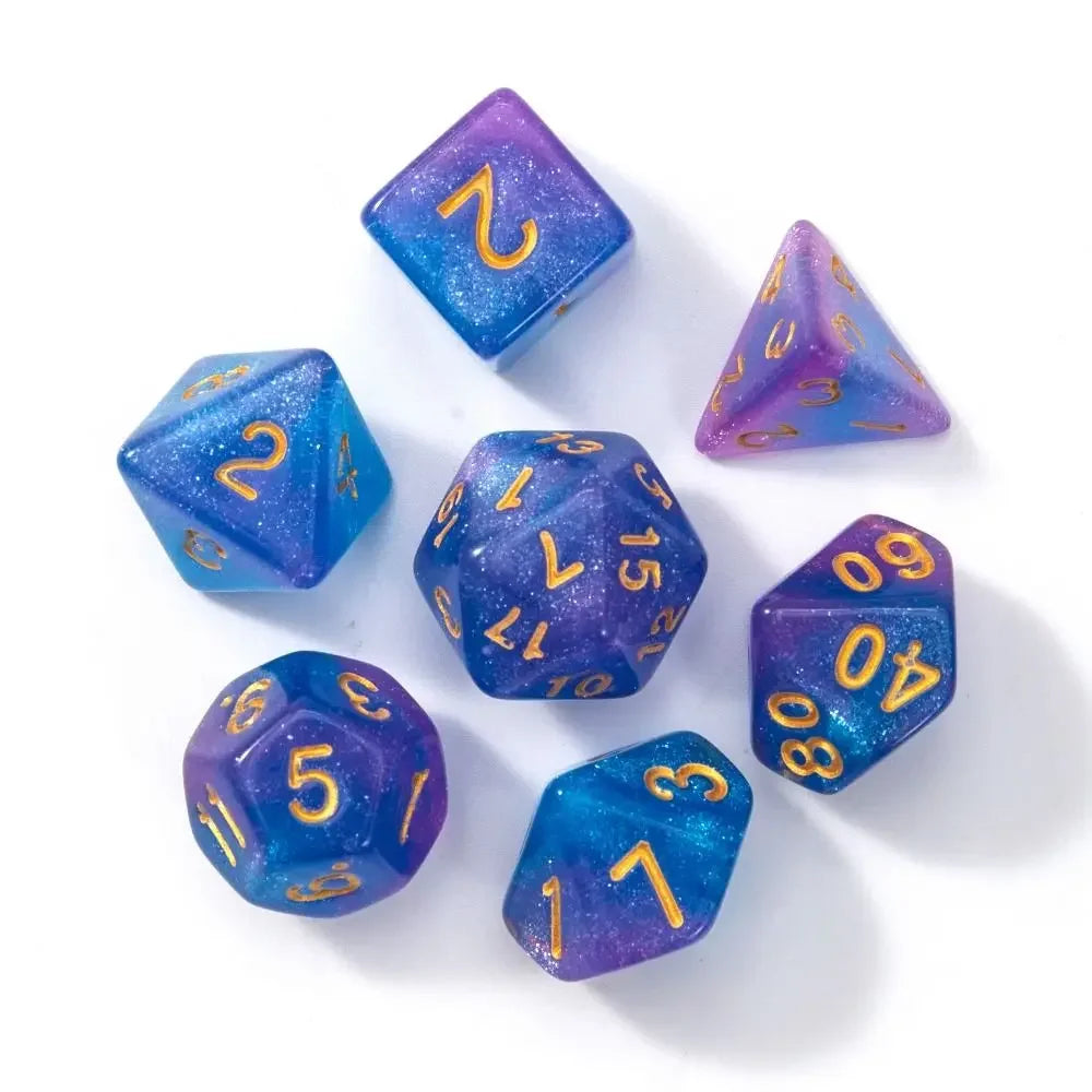 Infernal Aegis – 7‑Piece Dice Set