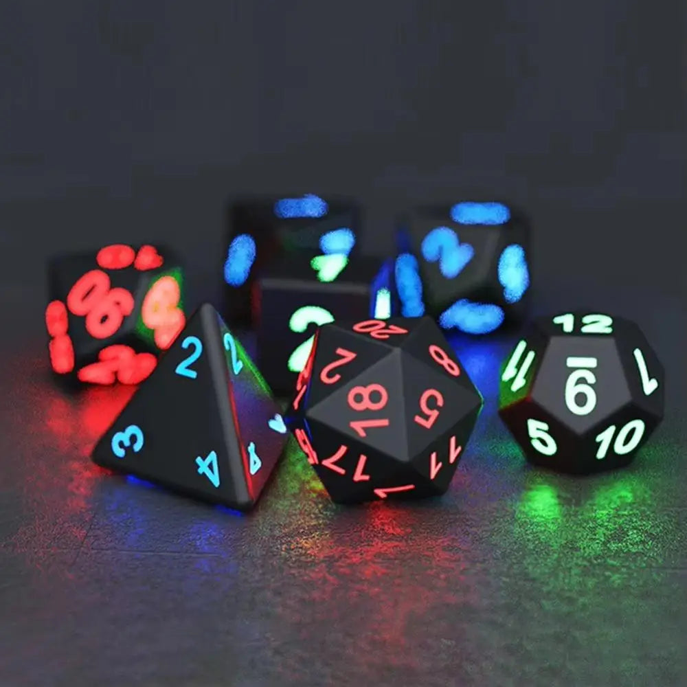 Mystic Veil – 7‑Piece Dice Set