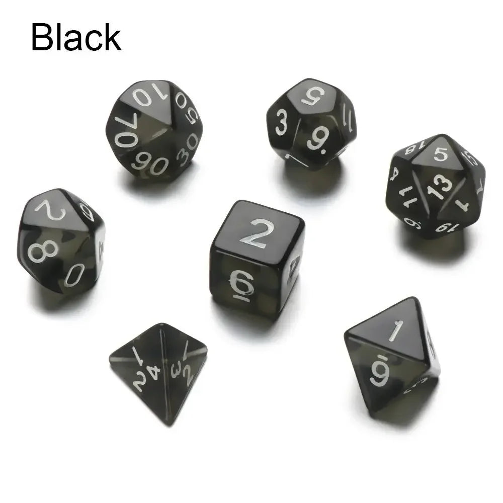 Infernal Aegis – 7‑Piece Dice Set