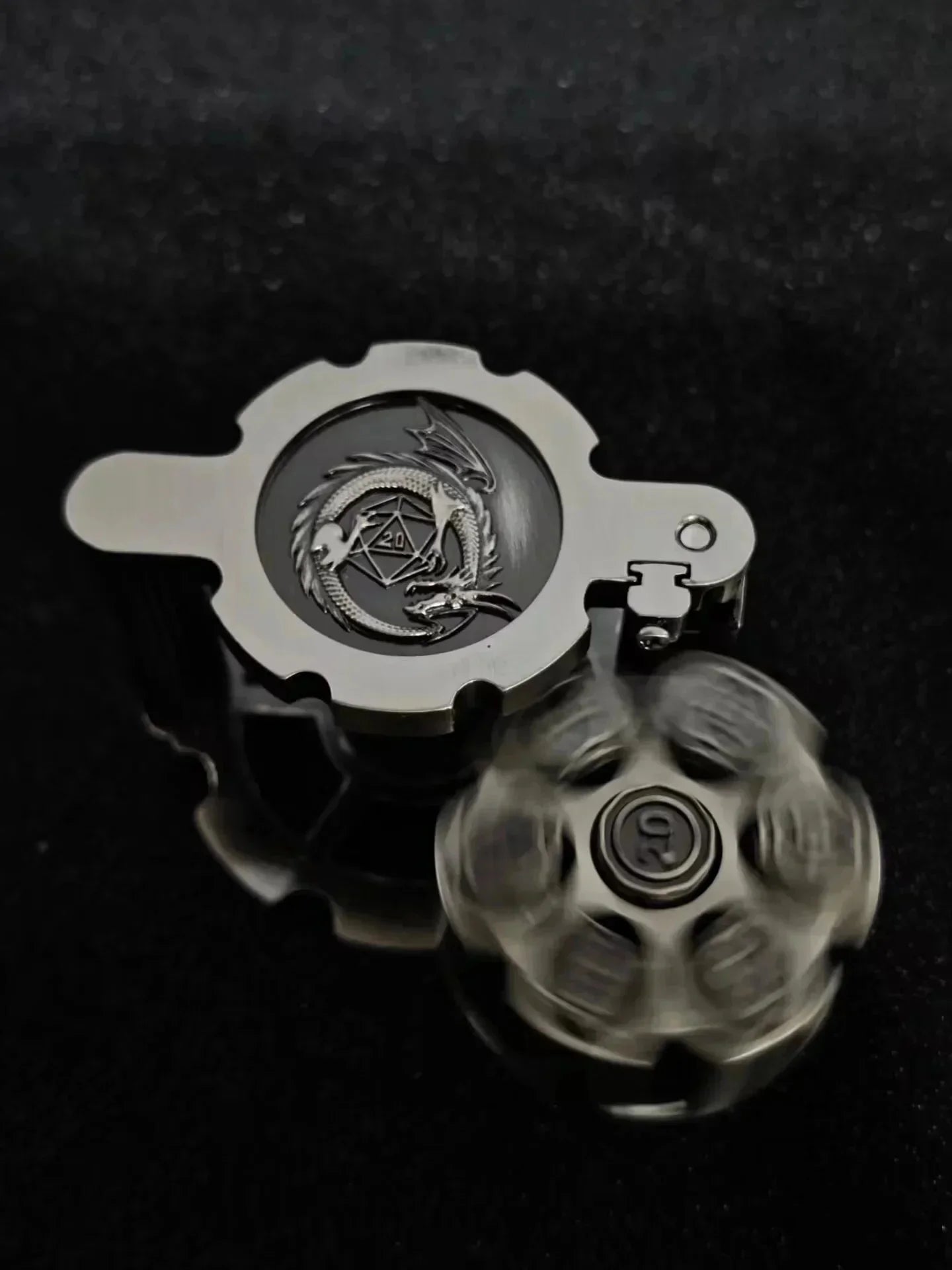 Stormcalling – Metal 7‑Piece Dice Set