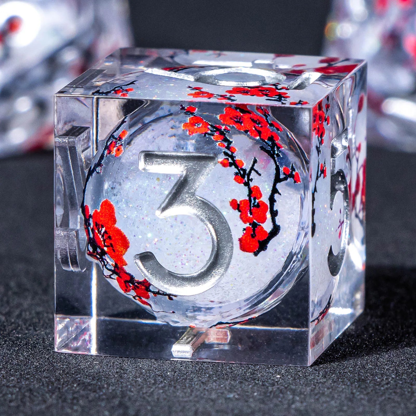 Voidwhisper – Liquid‑Core 7‑Piece Dice Set