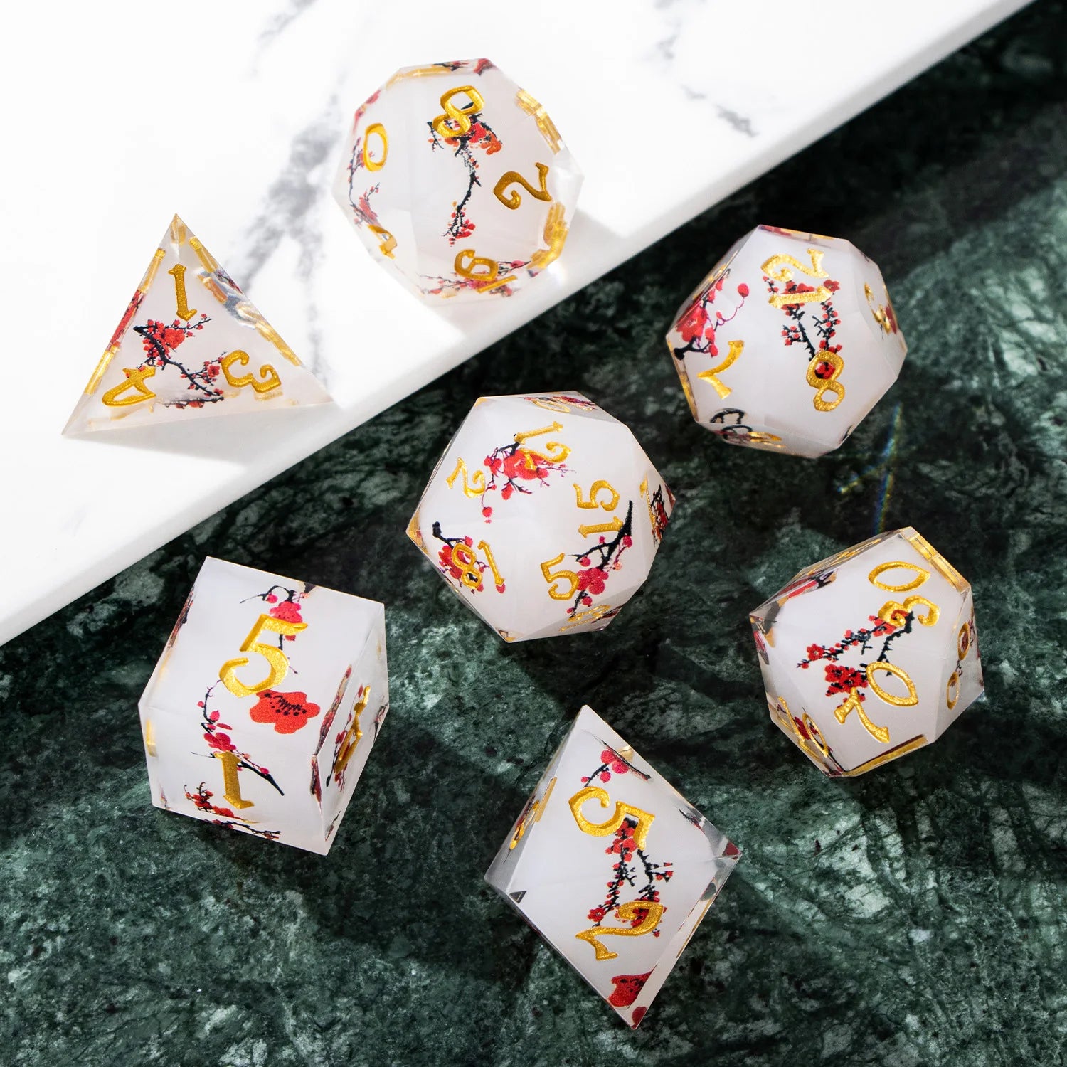 Arcane Pulse – 7‑Piece Dice Set