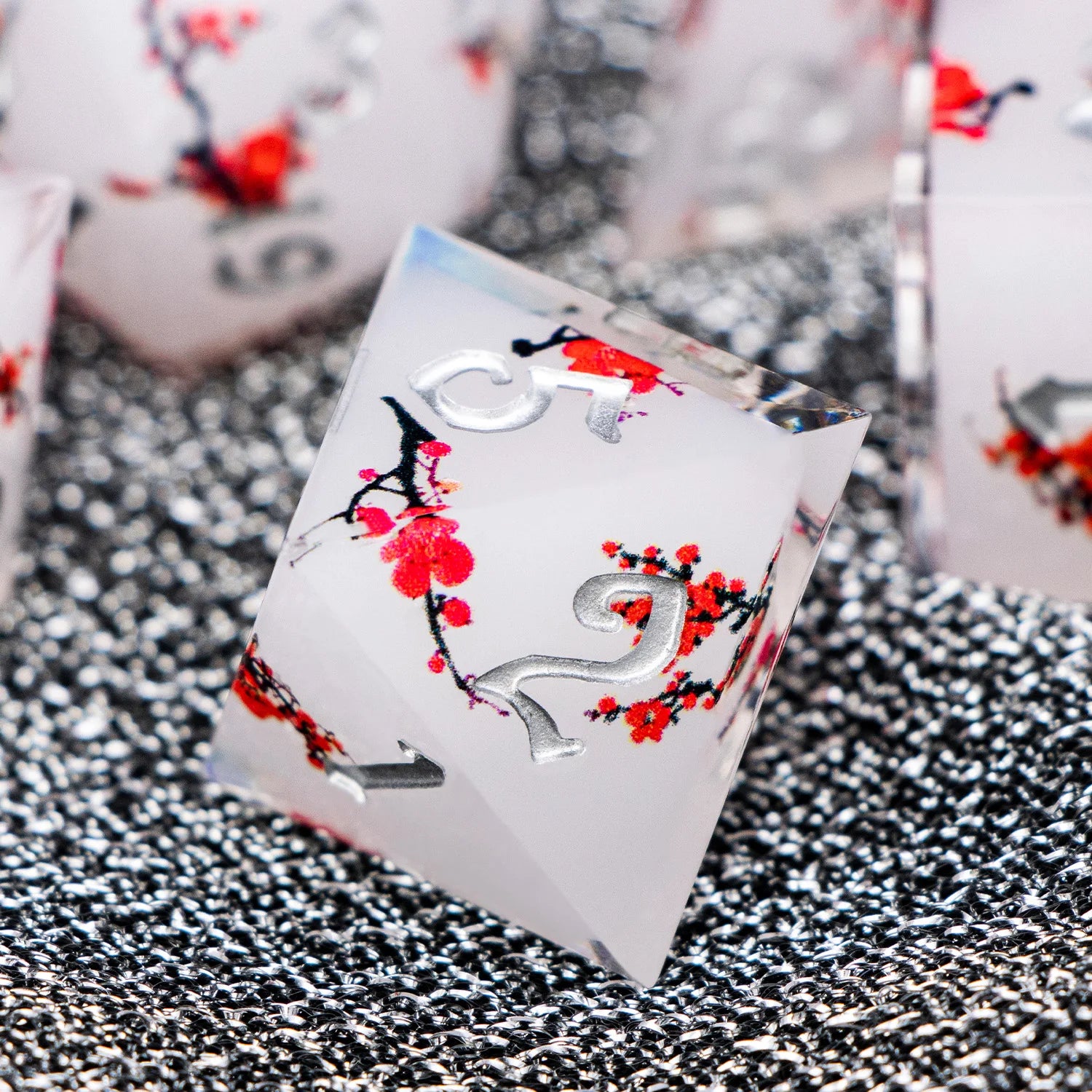 Arcane Halo – Resin 7‑Piece Dice Set