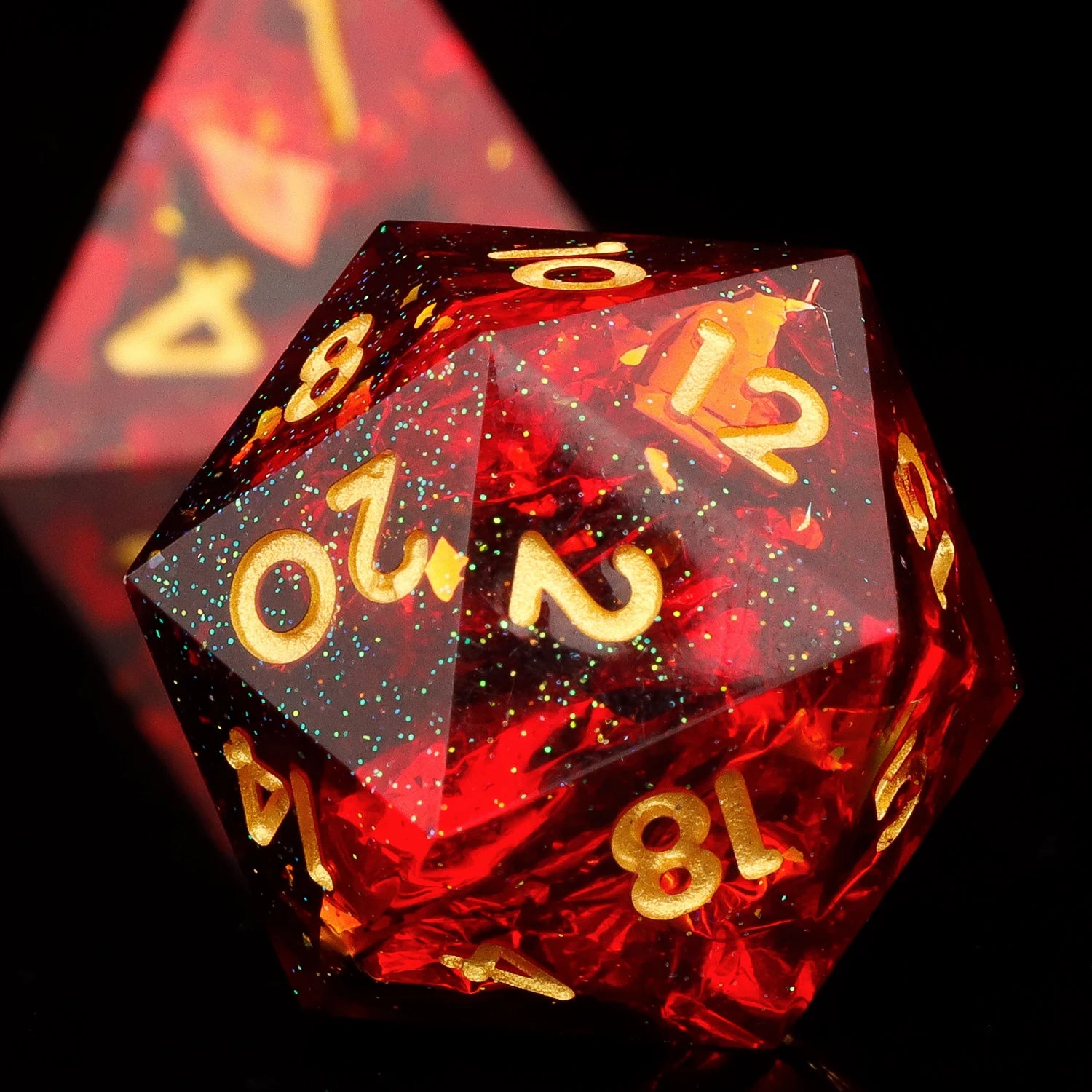 Shadewarden – Liquid‑Core 7‑Piece Dice Set