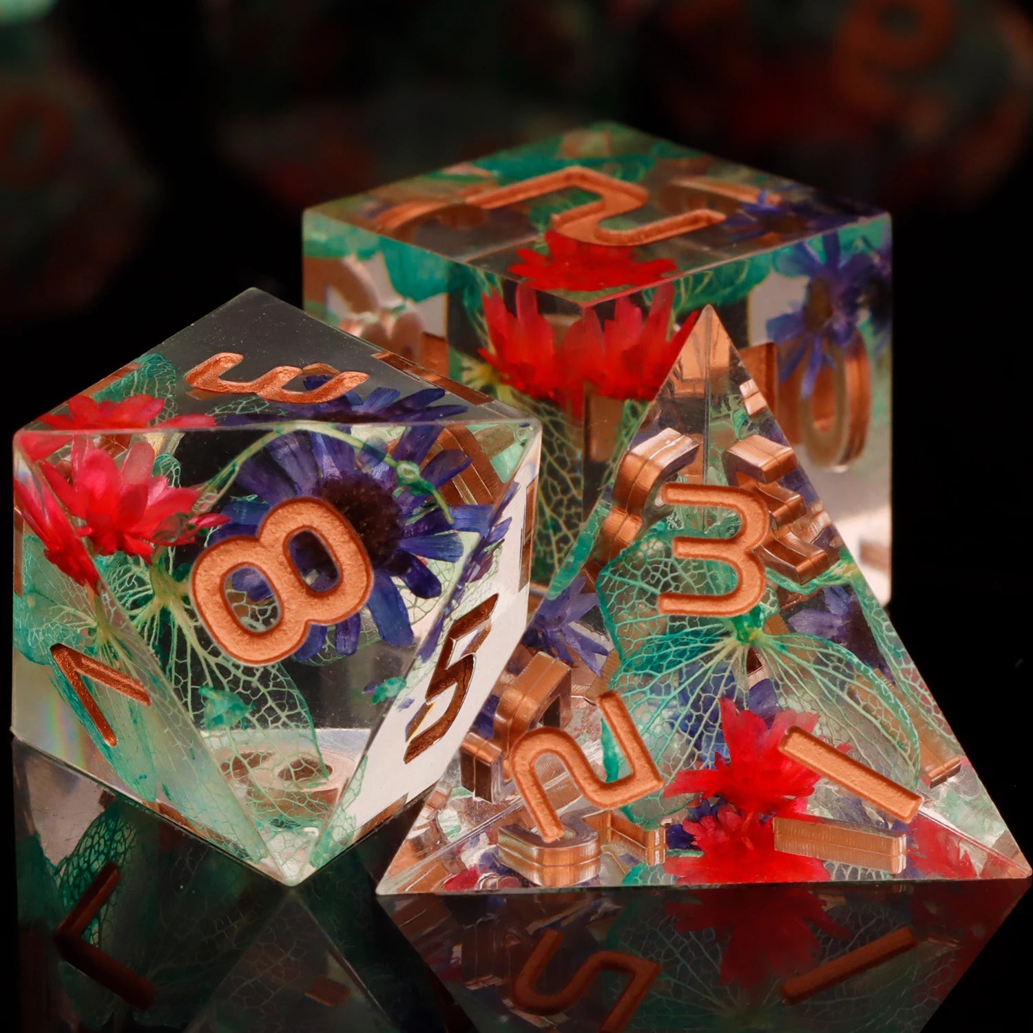 Shadewarden – Liquid‑Core 7‑Piece Dice Set