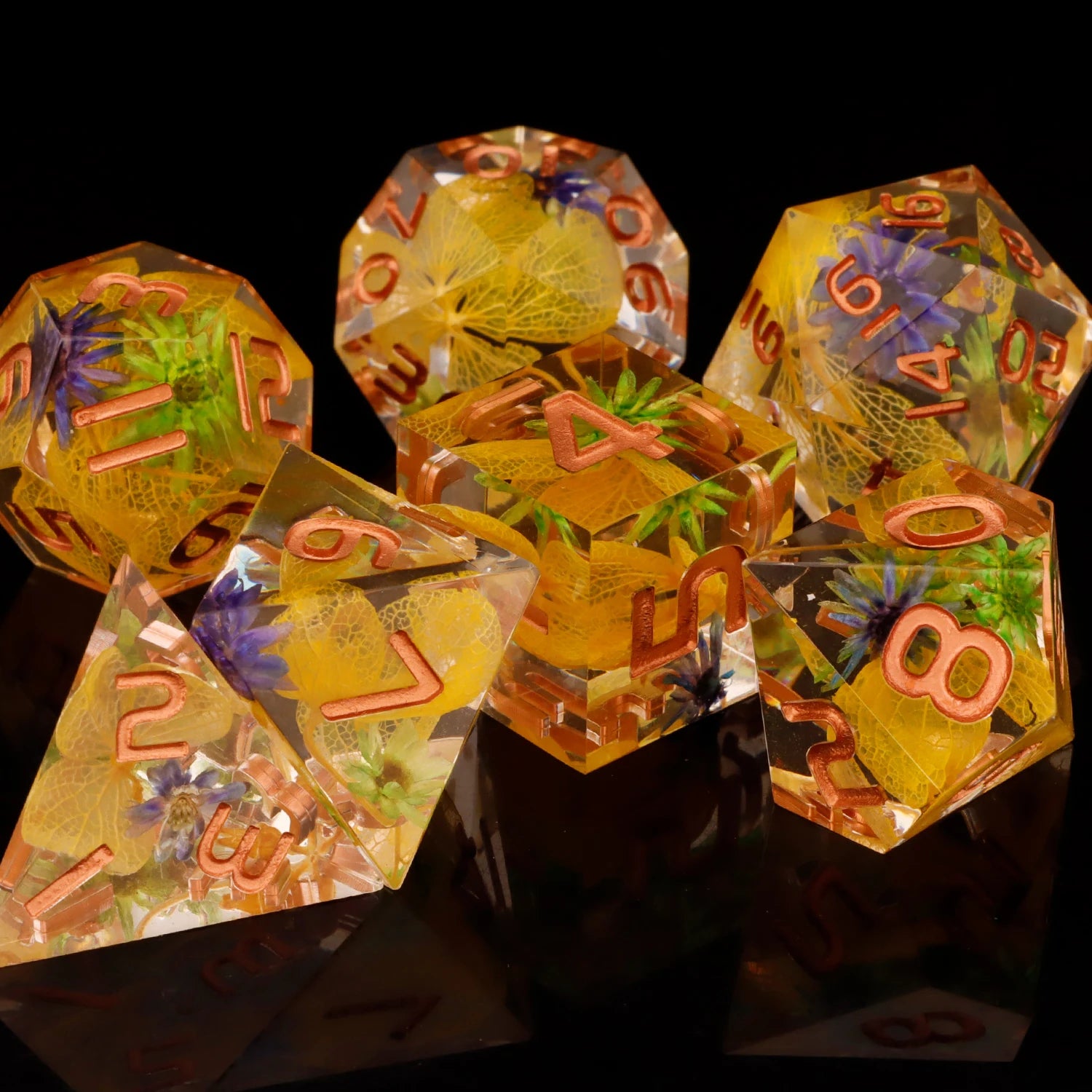 Shadewarden – Liquid‑Core 7‑Piece Dice Set