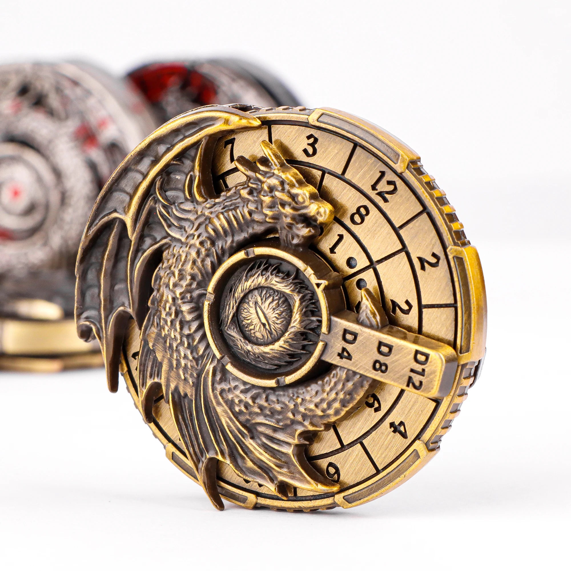 Golden Forge 7-in-1 Spinner Dice Set