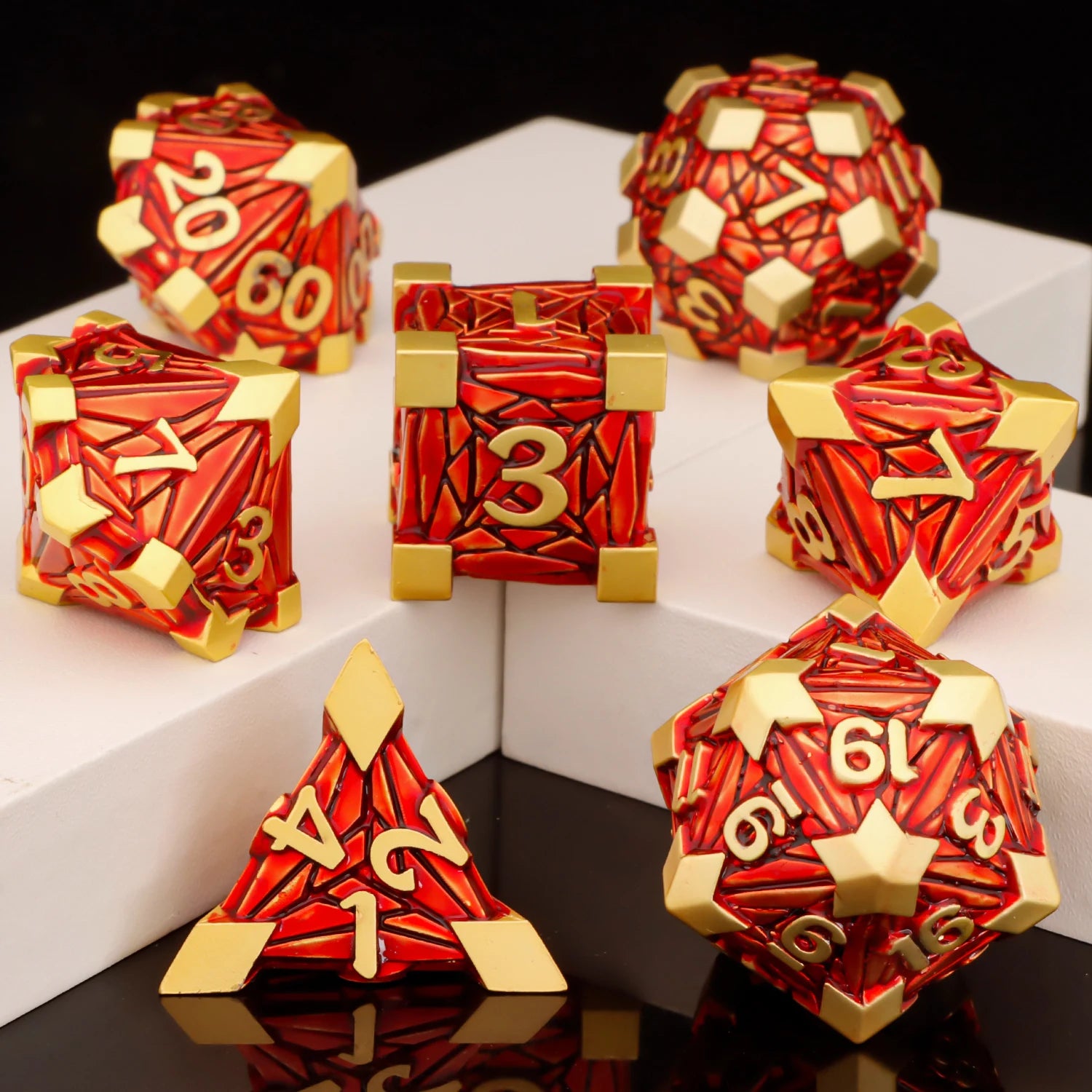 Shadewarden – Liquid‑Core 7‑Piece Dice Set