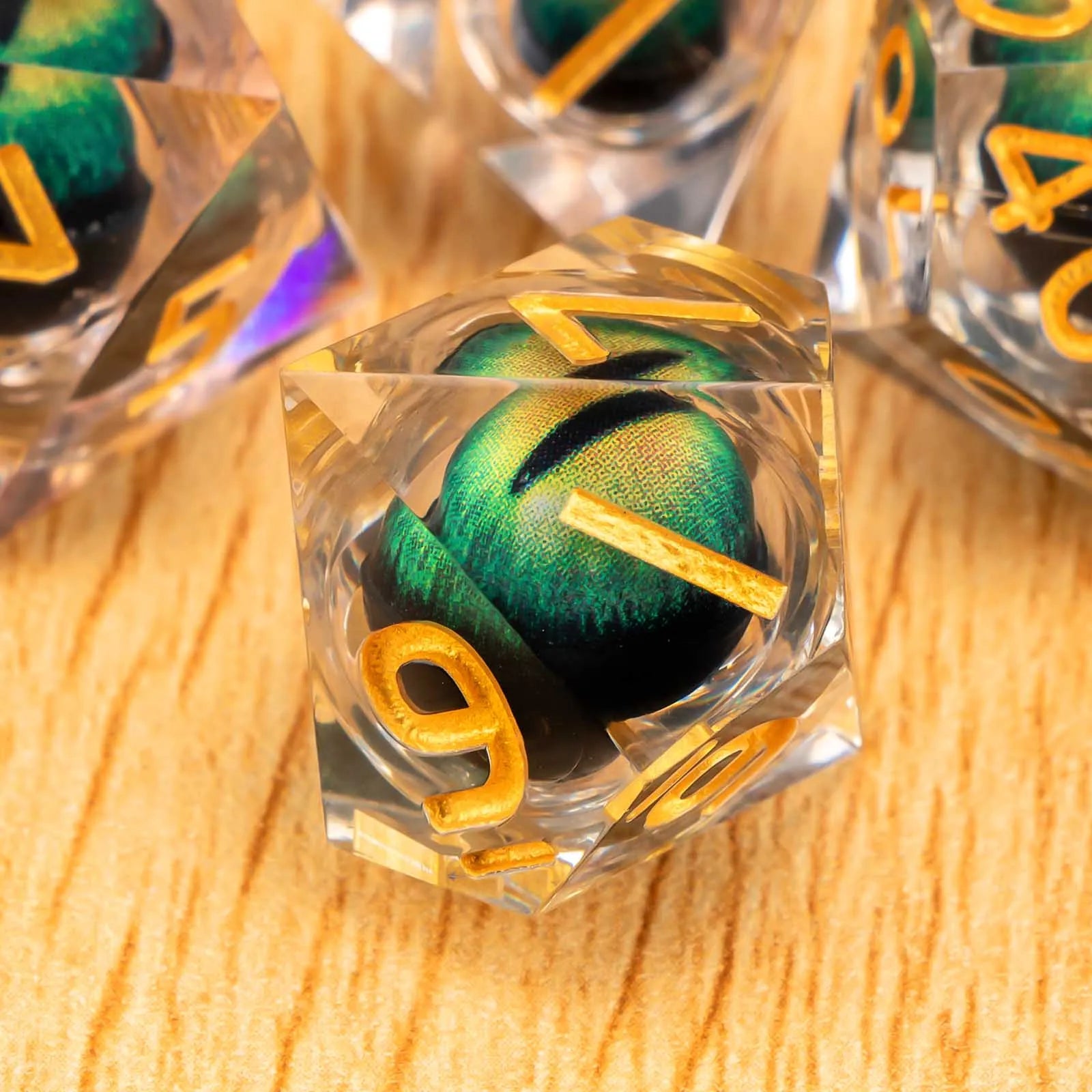 Shadewarden – Liquid‑Core 7‑Piece Dice Set