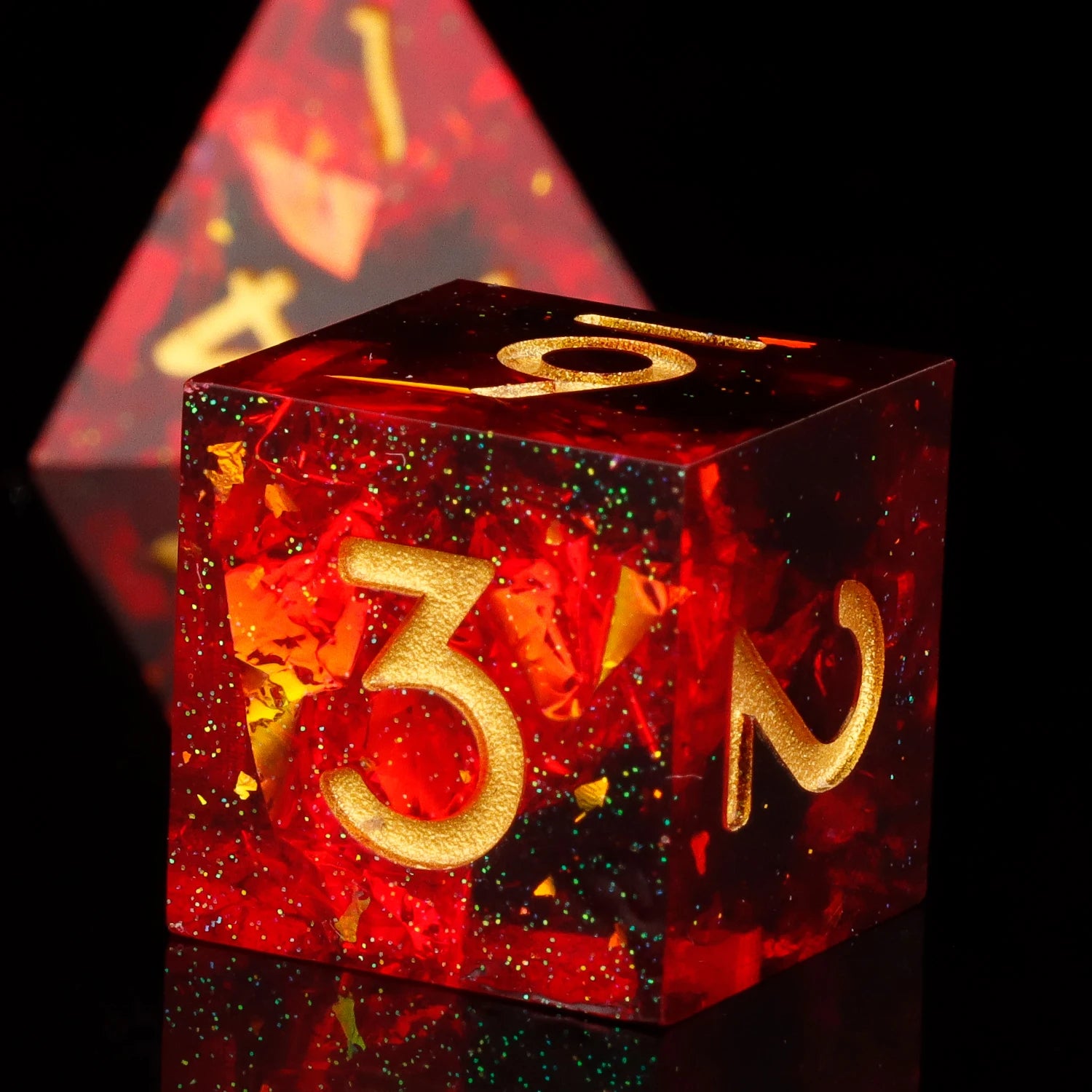 Shadewarden – Liquid‑Core 7‑Piece Dice Set