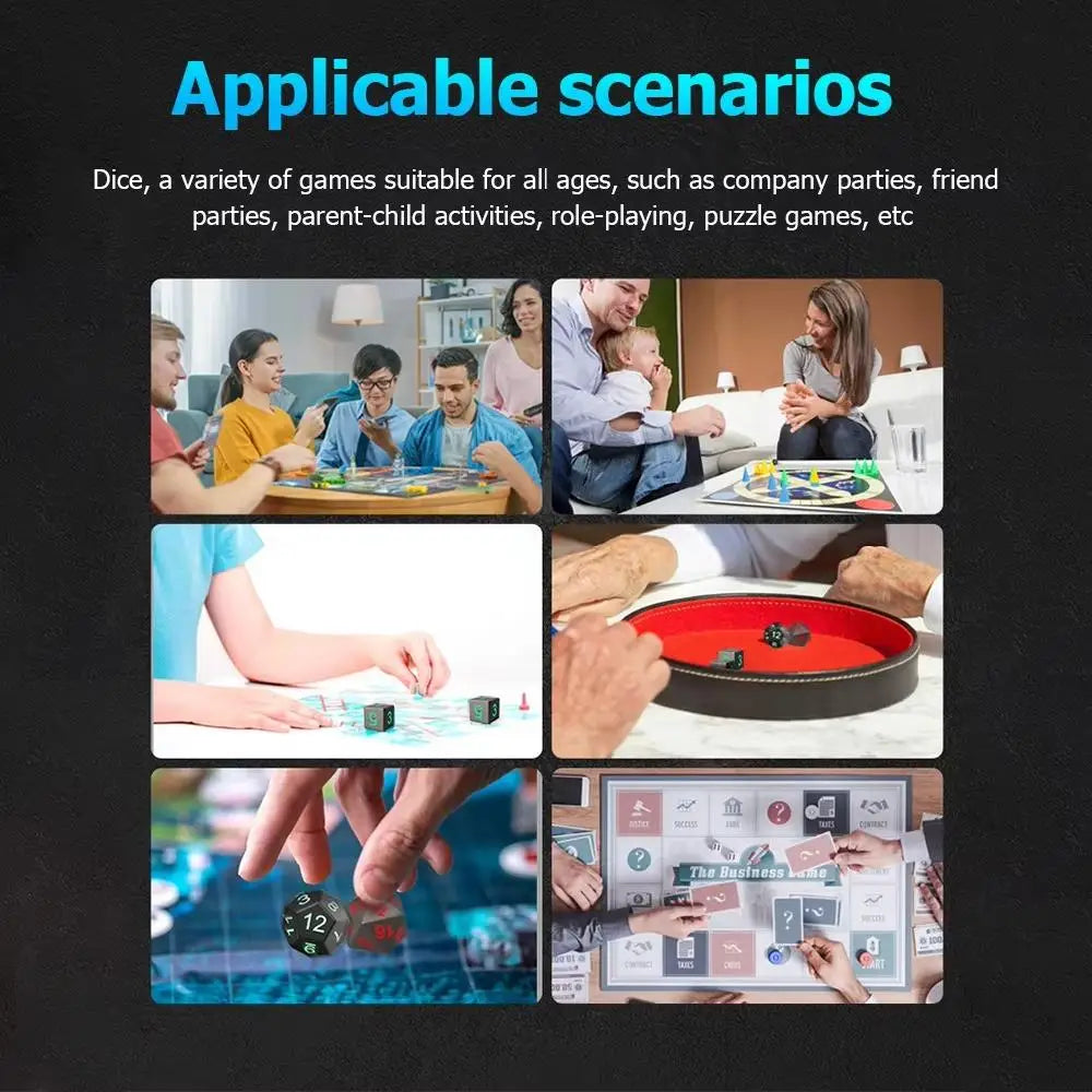 Mystic Veil – 7‑Piece Dice Set