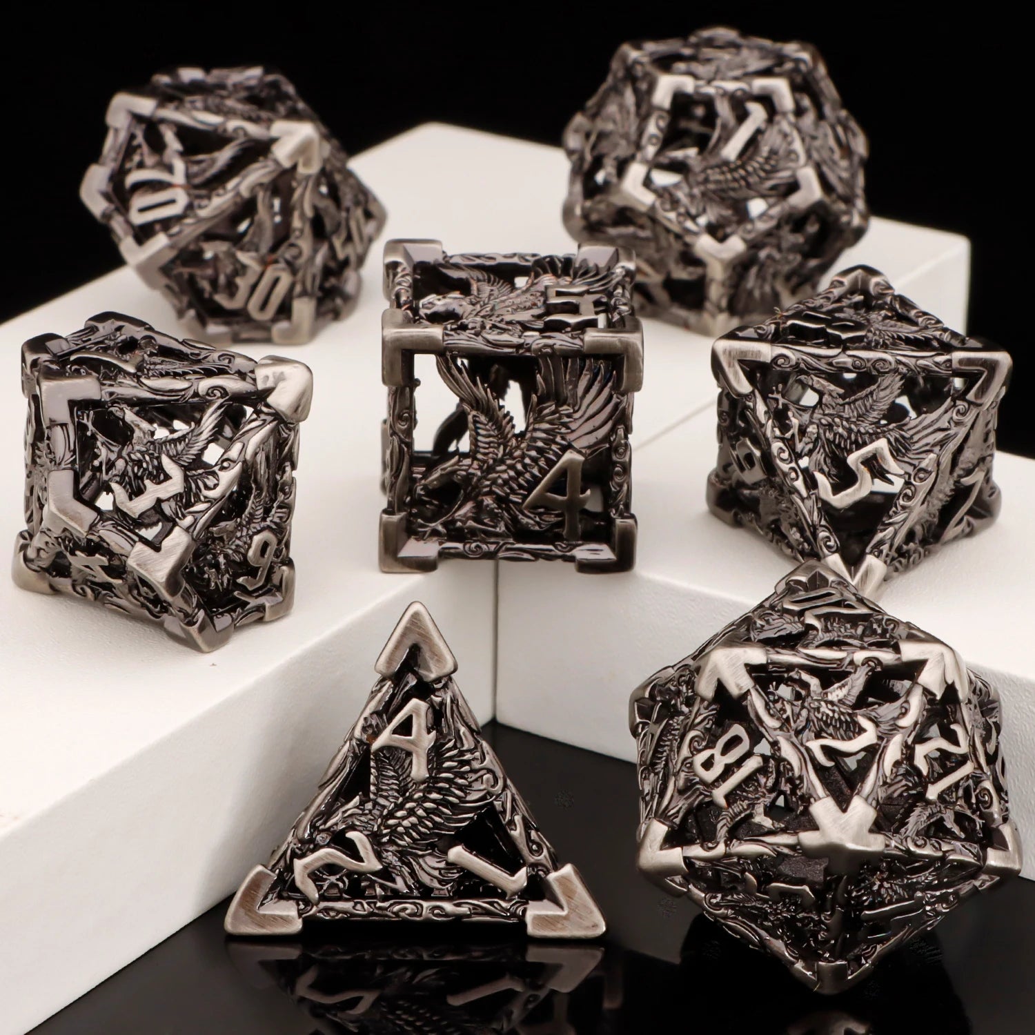 Shadewarden – Liquid‑Core 7‑Piece Dice Set