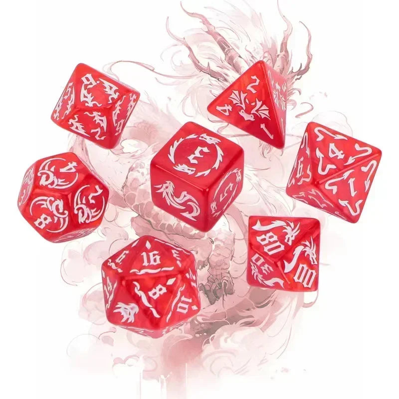 Ethereal Prism – 7‑Piece Dice Set