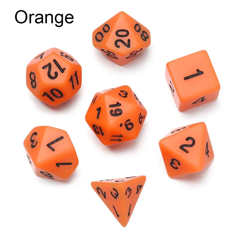Arcane Veil – 7‑Piece Dice Set
