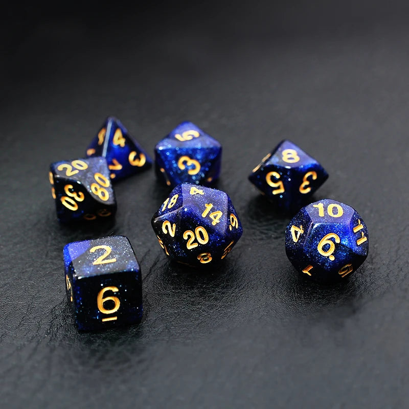 Ethereal Ward – 7‑Piece Dice Set