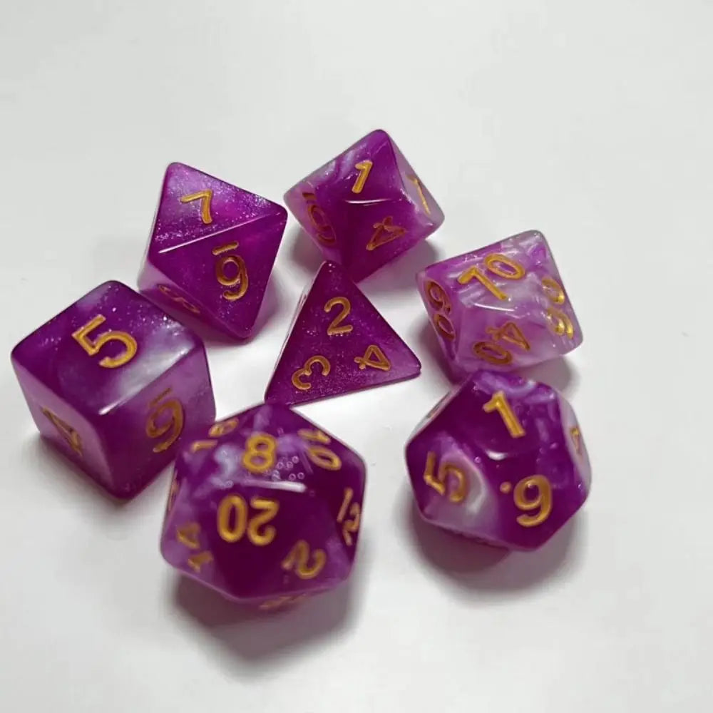 Infernal Aegis – 7‑Piece Dice Set