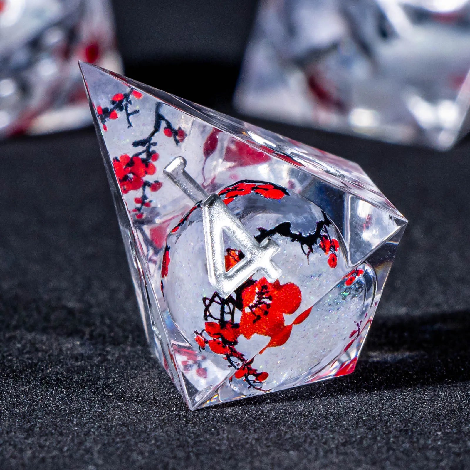 Voidwhisper – Liquid‑Core 7‑Piece Dice Set