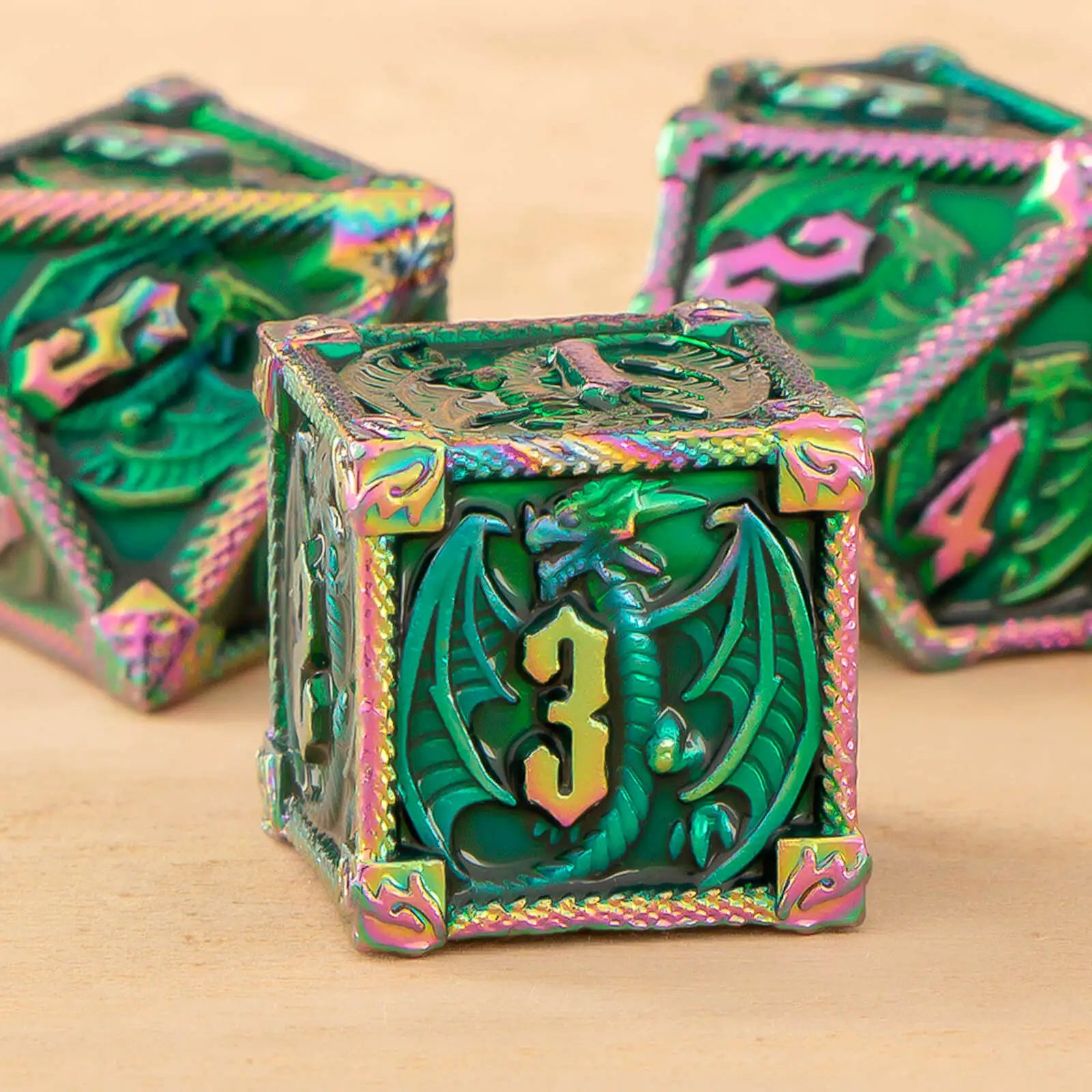 Ethereal Forge – 7‑Piece Dice Set