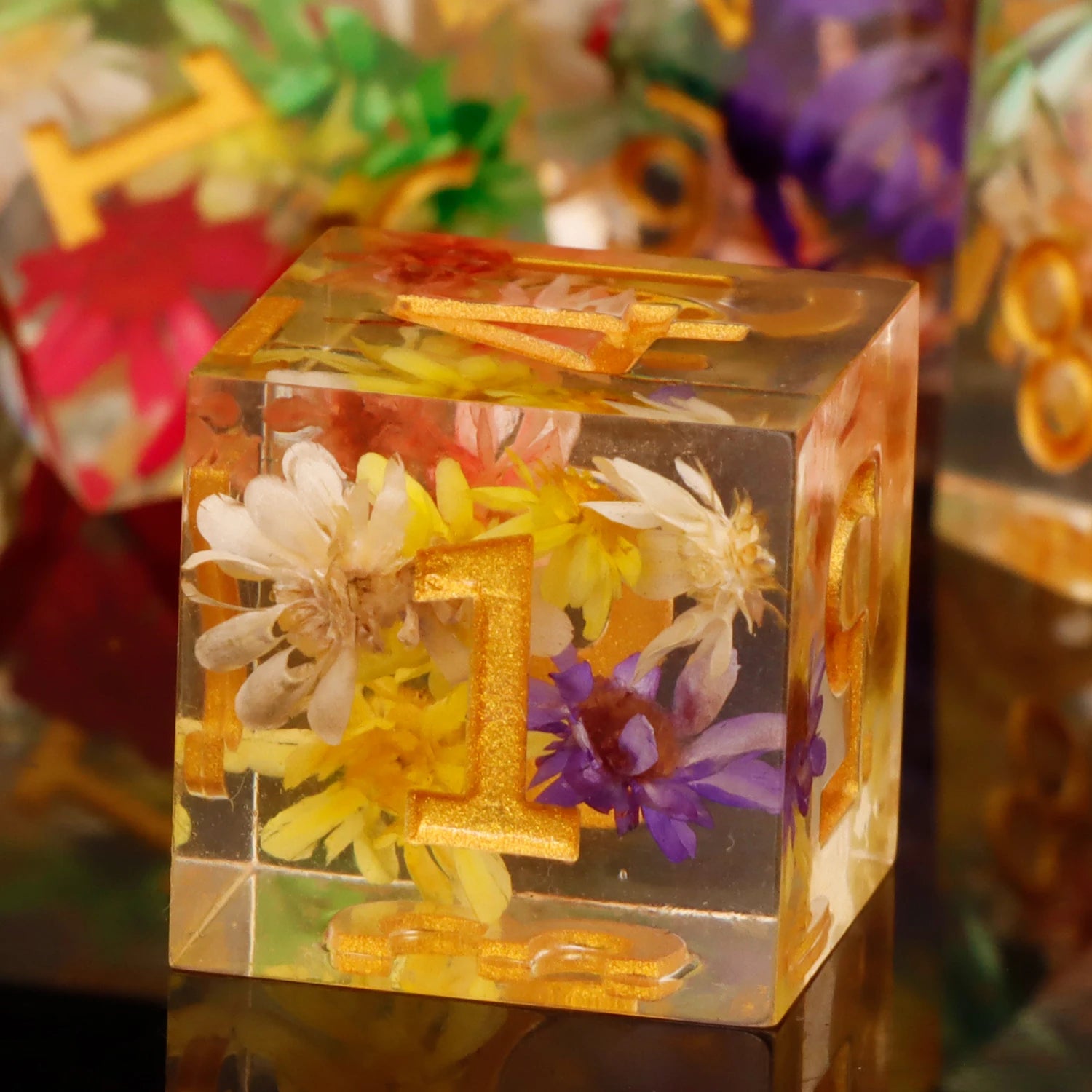 Shadewarden – Liquid‑Core 7‑Piece Dice Set