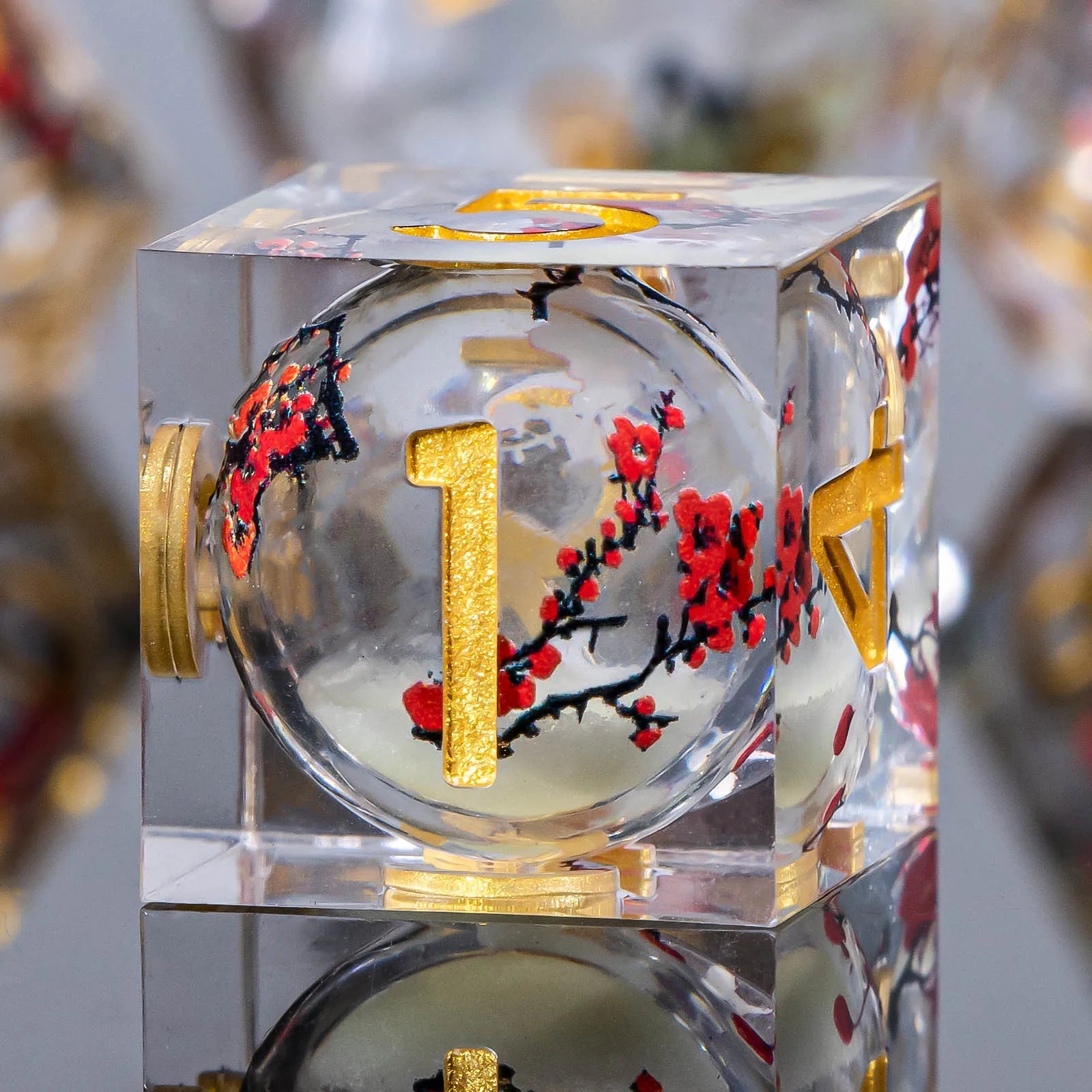 Voidwhisper – Liquid‑Core 7‑Piece Dice Set