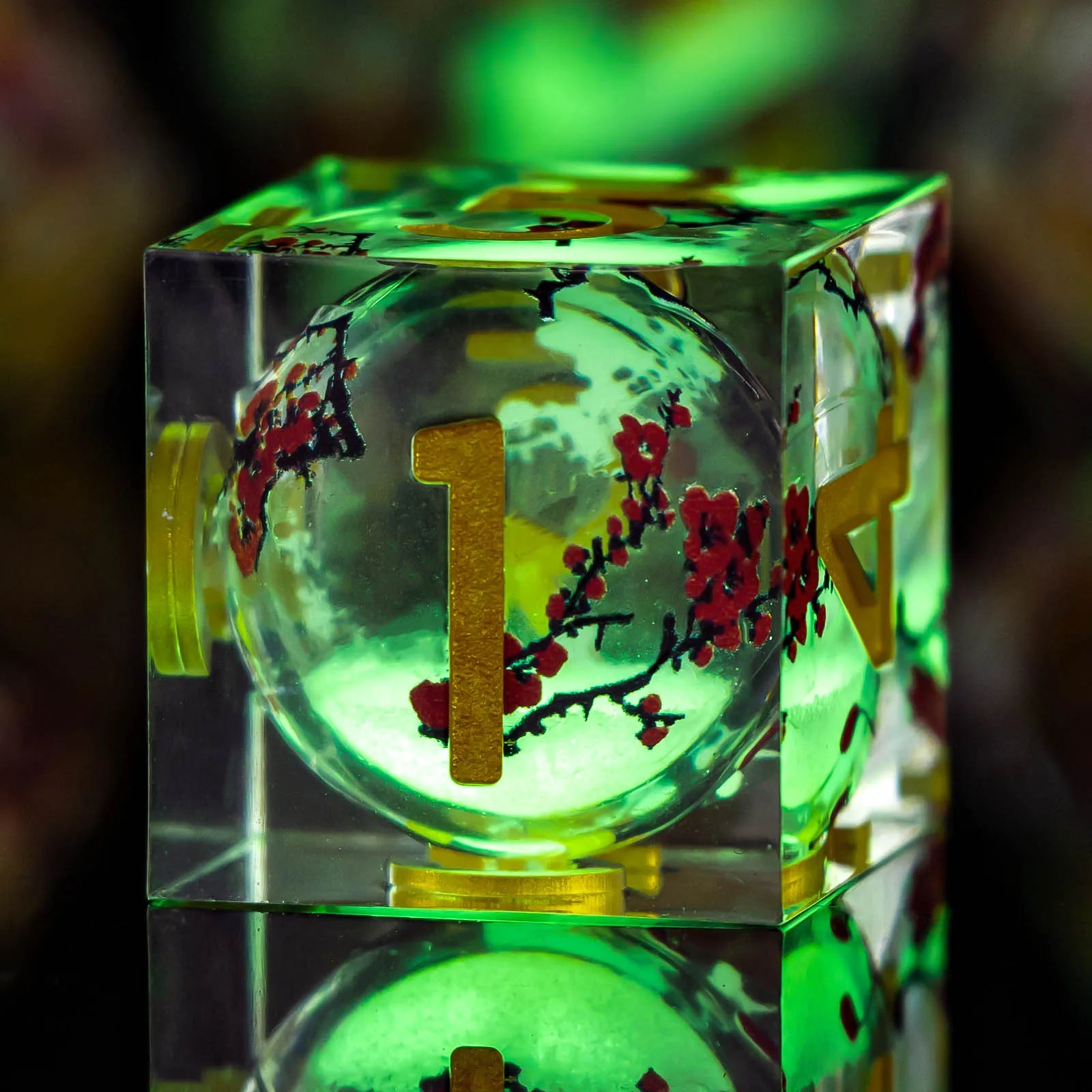 Voidwhisper – Liquid‑Core 7‑Piece Dice Set