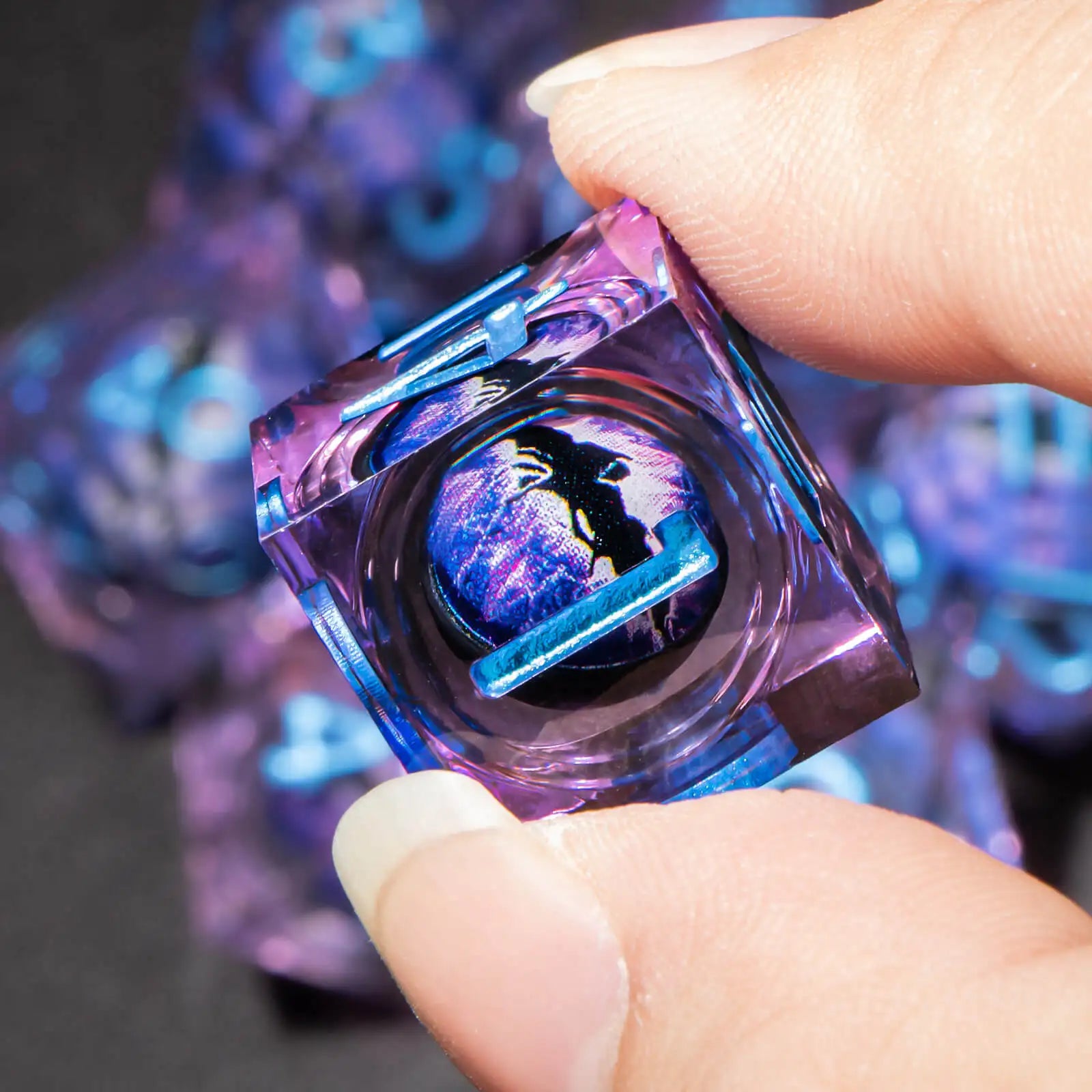 Shadewarden – Liquid‑Core 7‑Piece Dice Set