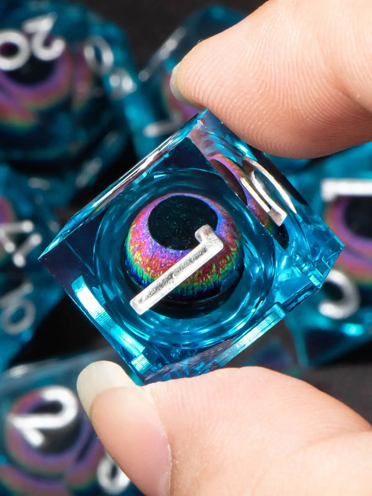 Shadewarden – Liquid‑Core 7‑Piece Dice Set