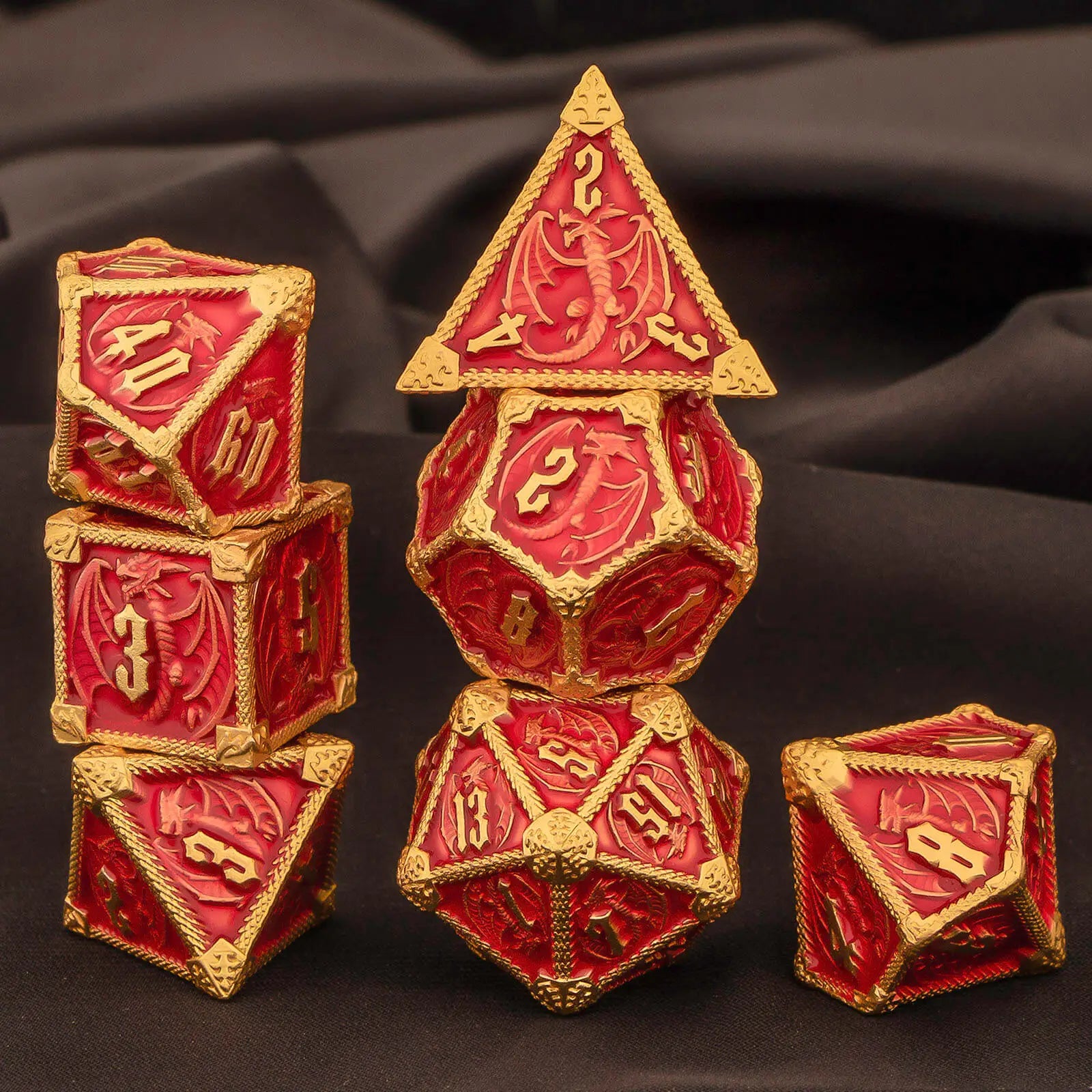 Ethereal Forge – 7‑Piece Dice Set