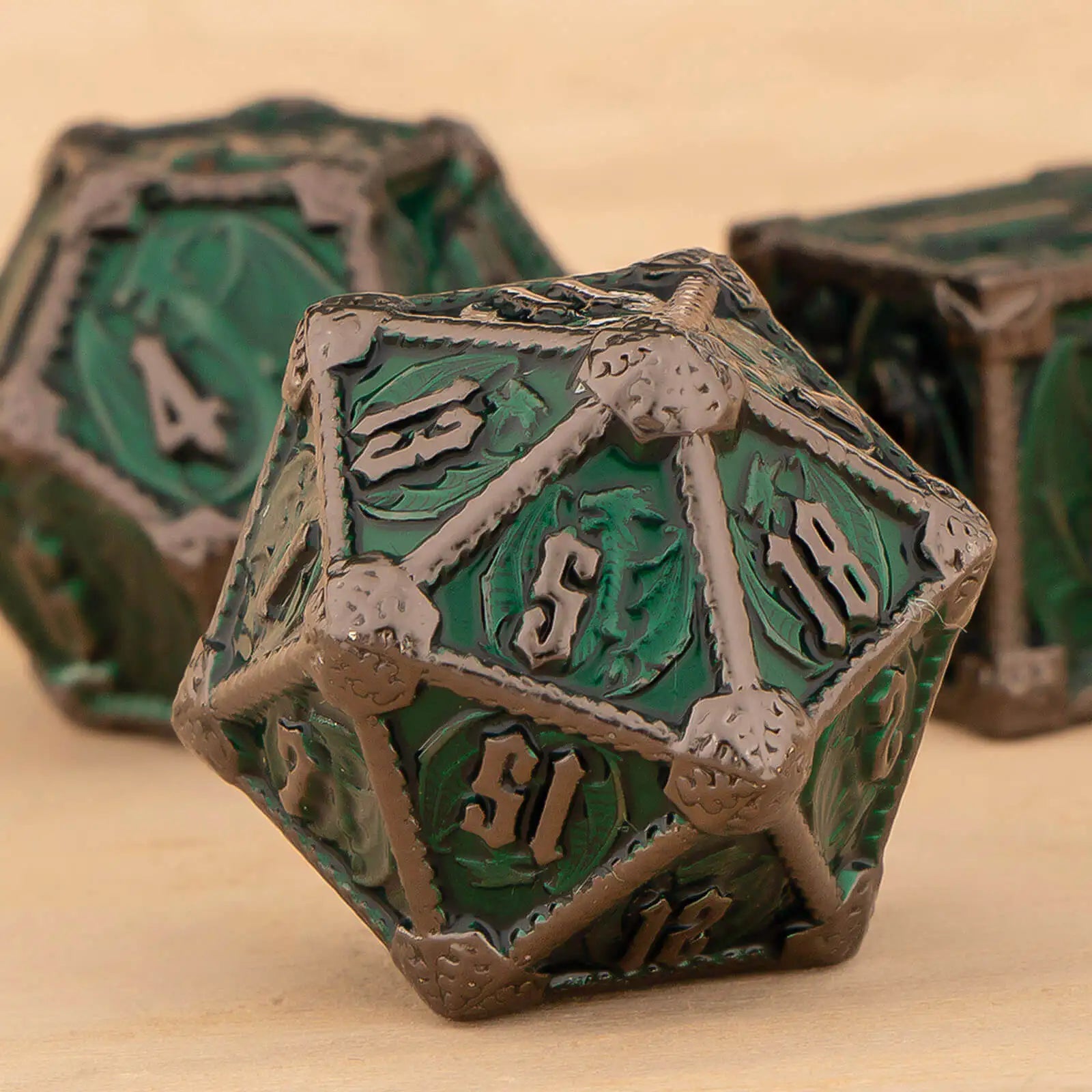 Ethereal Forge – 7‑Piece Dice Set