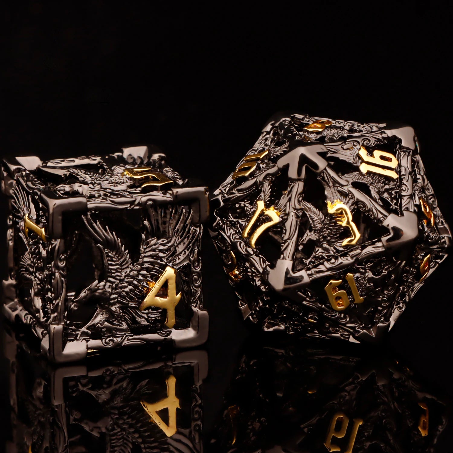 Shadewarden – Liquid‑Core 7‑Piece Dice Set