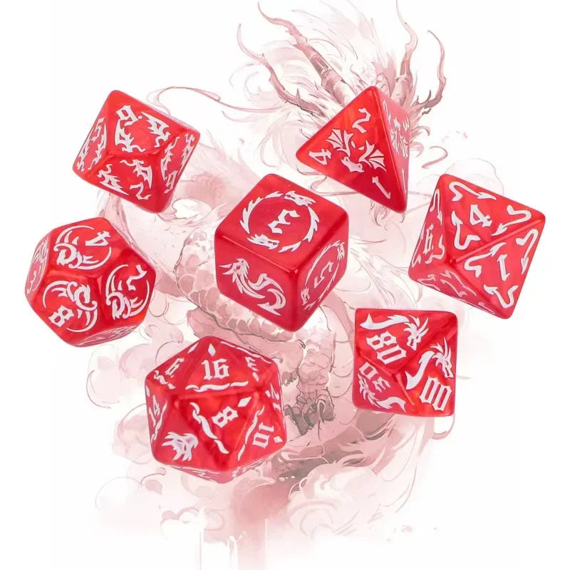 Ethereal Prism – 7‑Piece Dice Set