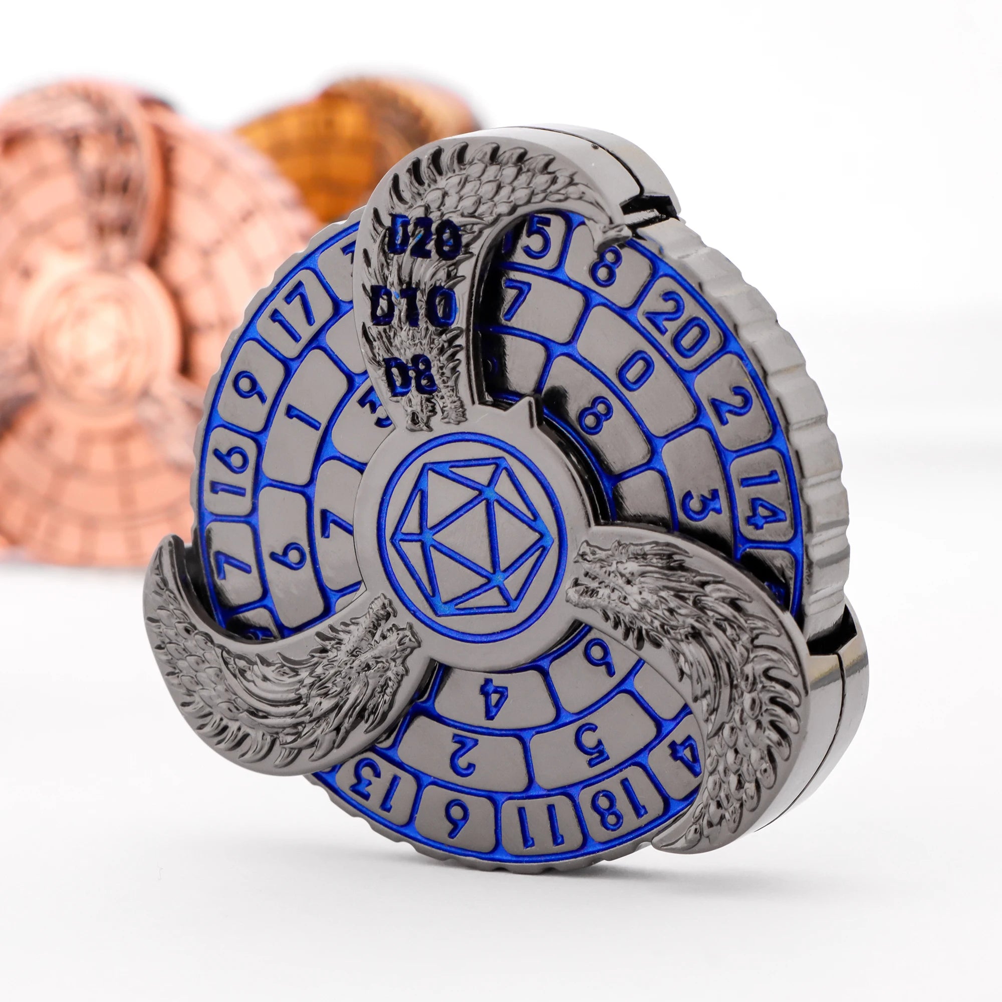 Golden Forge 7-in-1 Spinner Dice Set