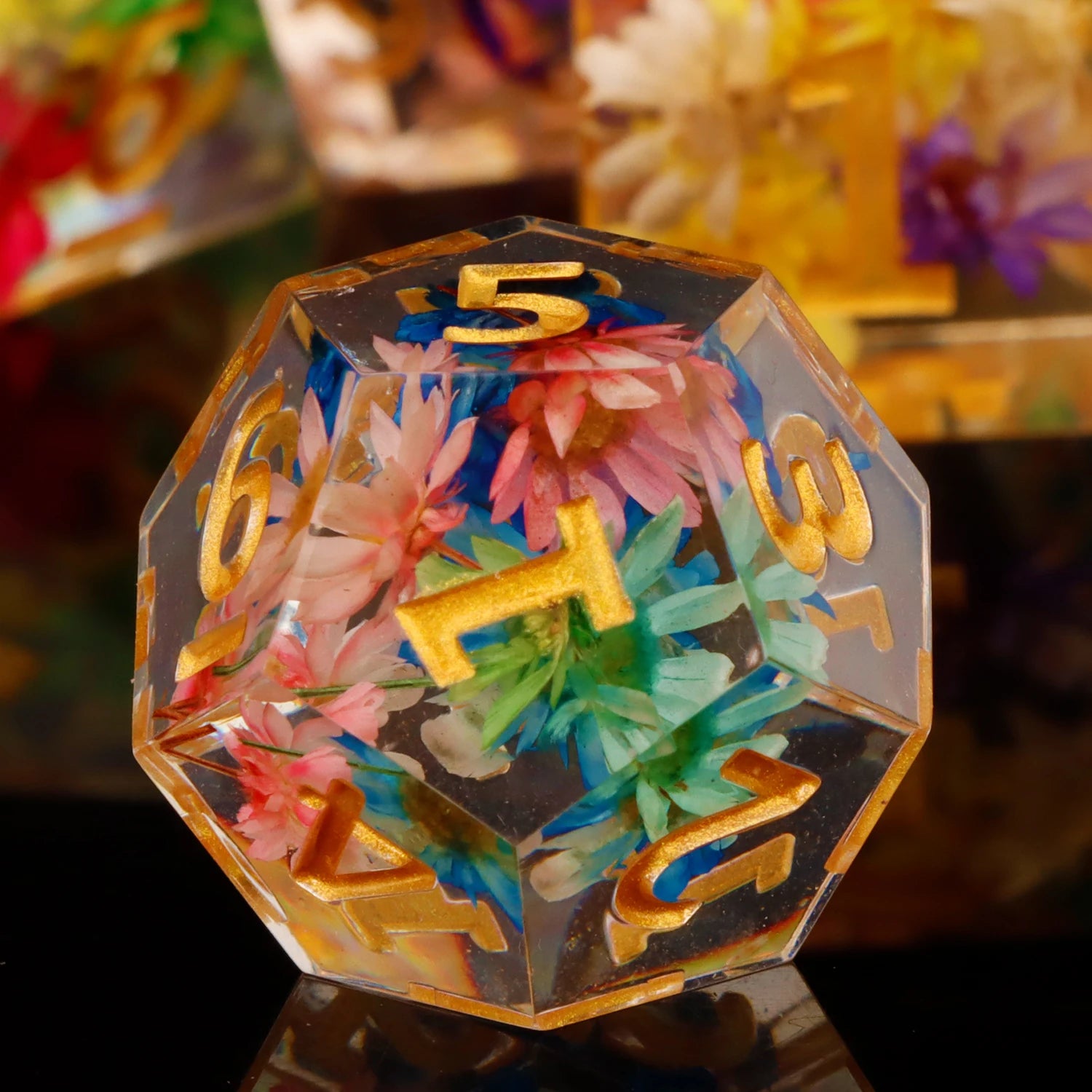 Shadewarden – Liquid‑Core 7‑Piece Dice Set