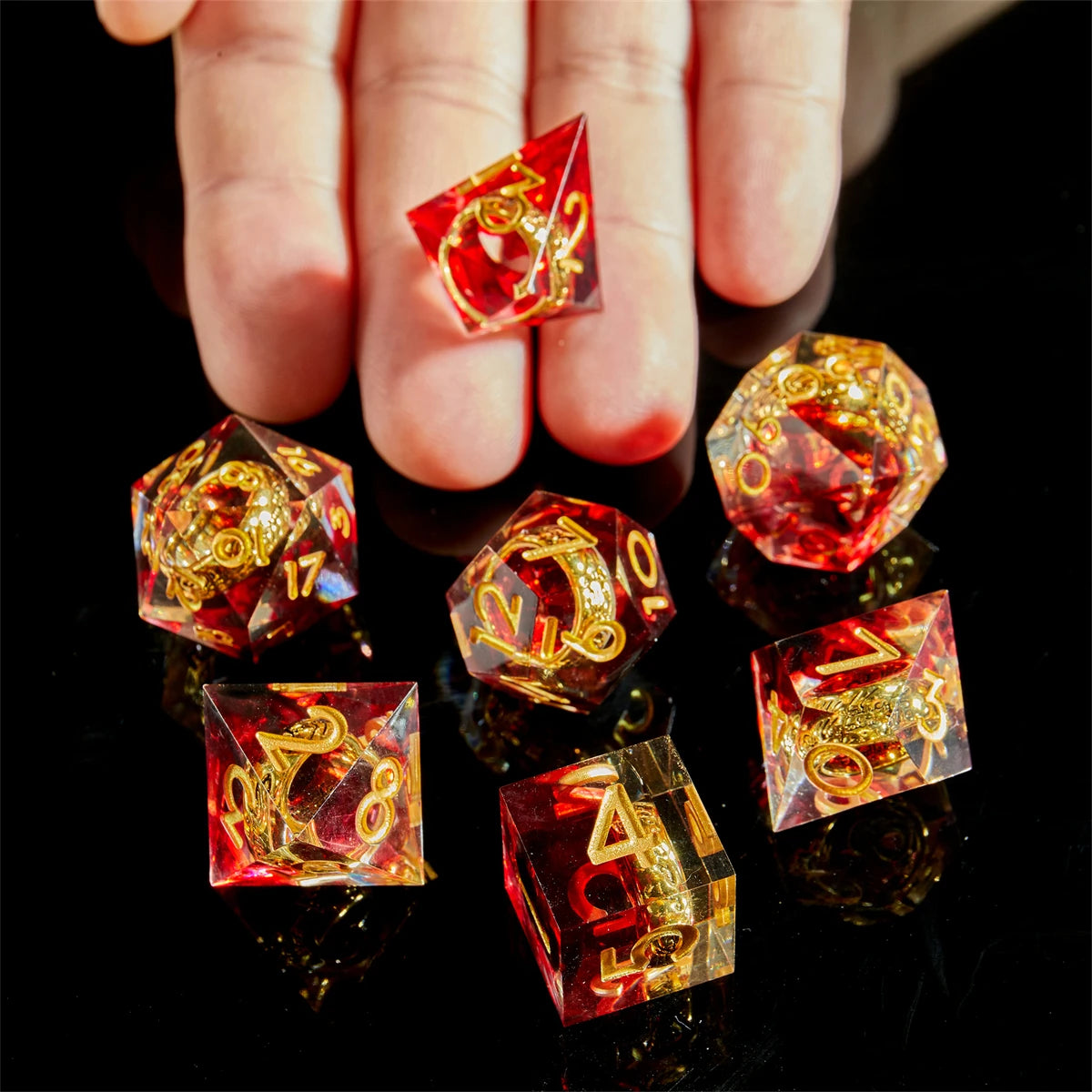 Arcane Shard – 7‑Piece Dice Set