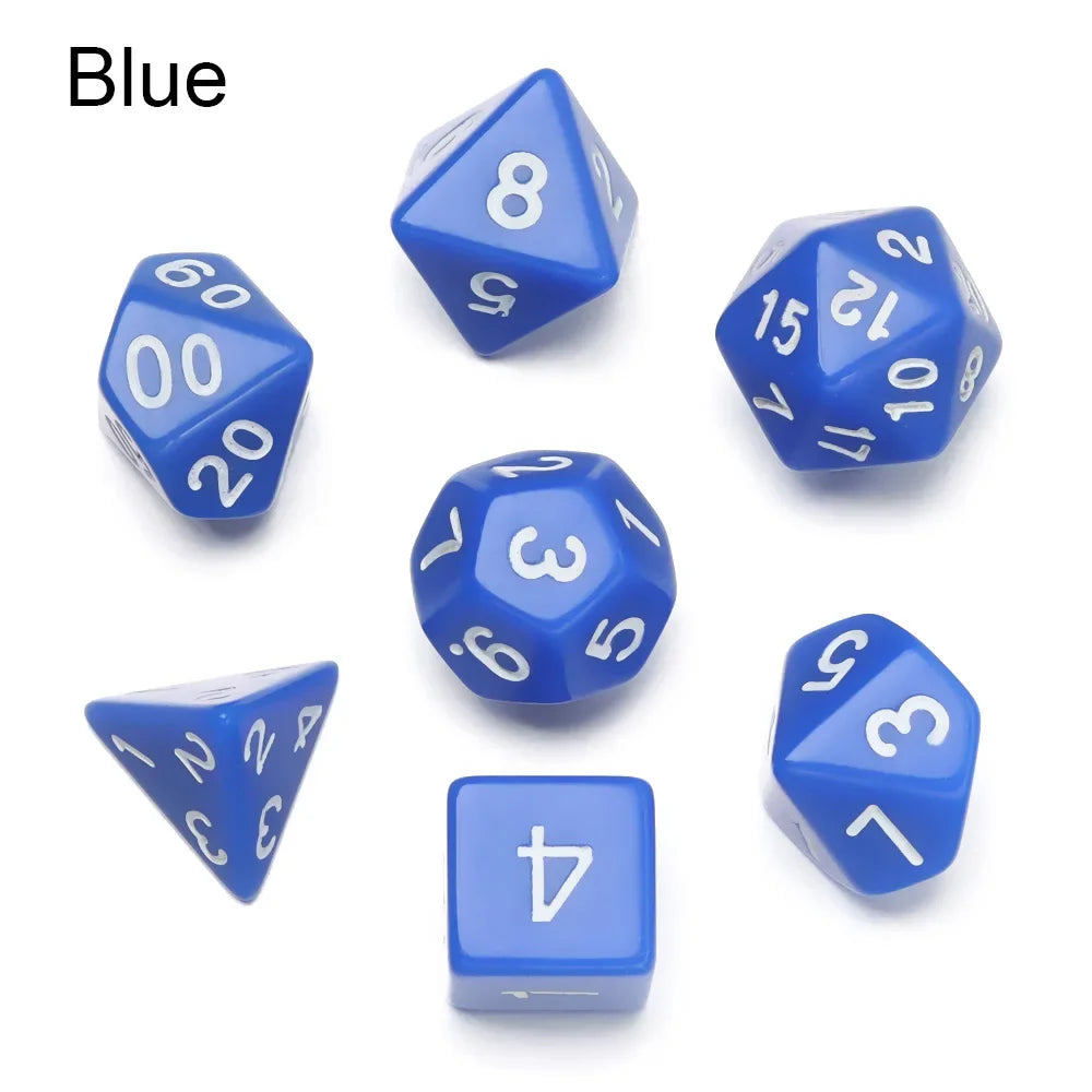 Arcane Veil – 7‑Piece Dice Set