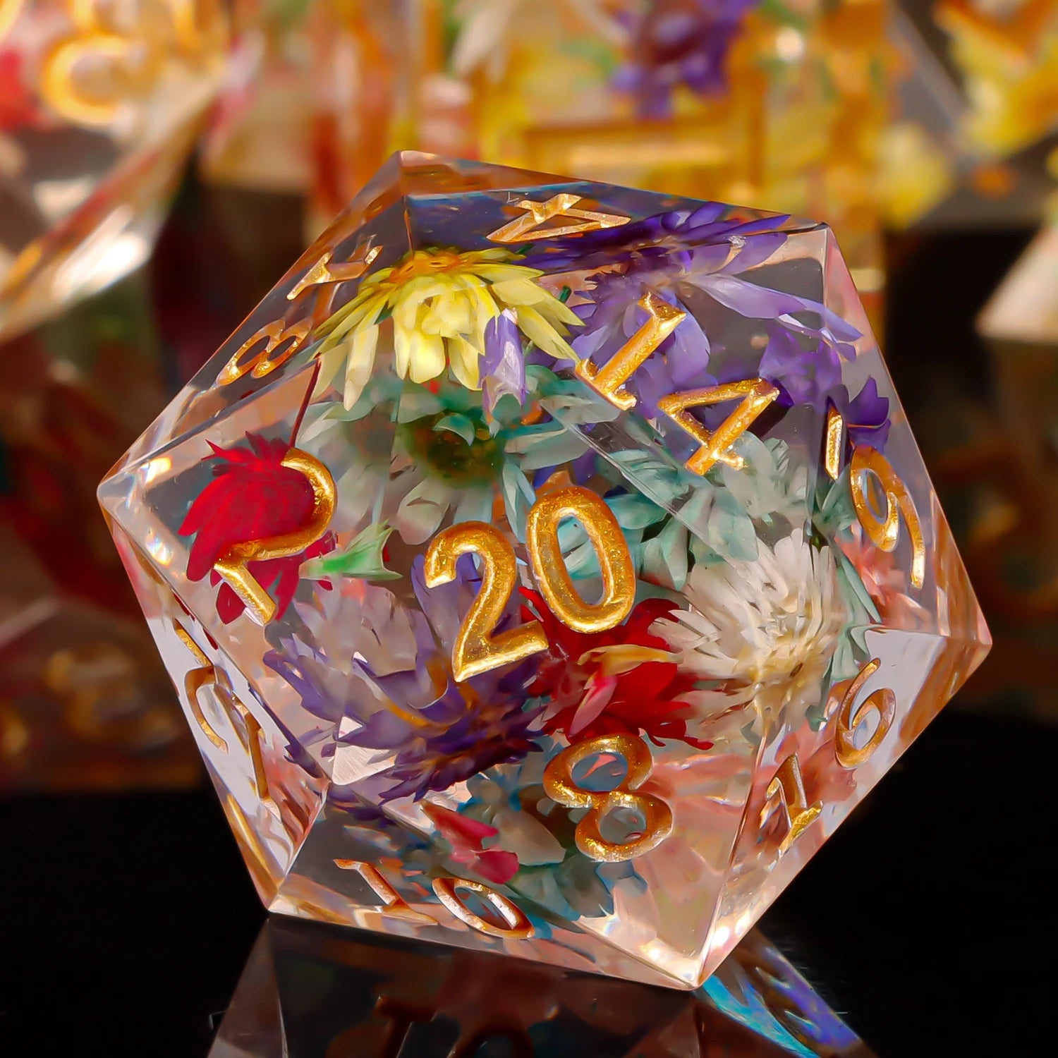 Shadewarden – Liquid‑Core 7‑Piece Dice Set