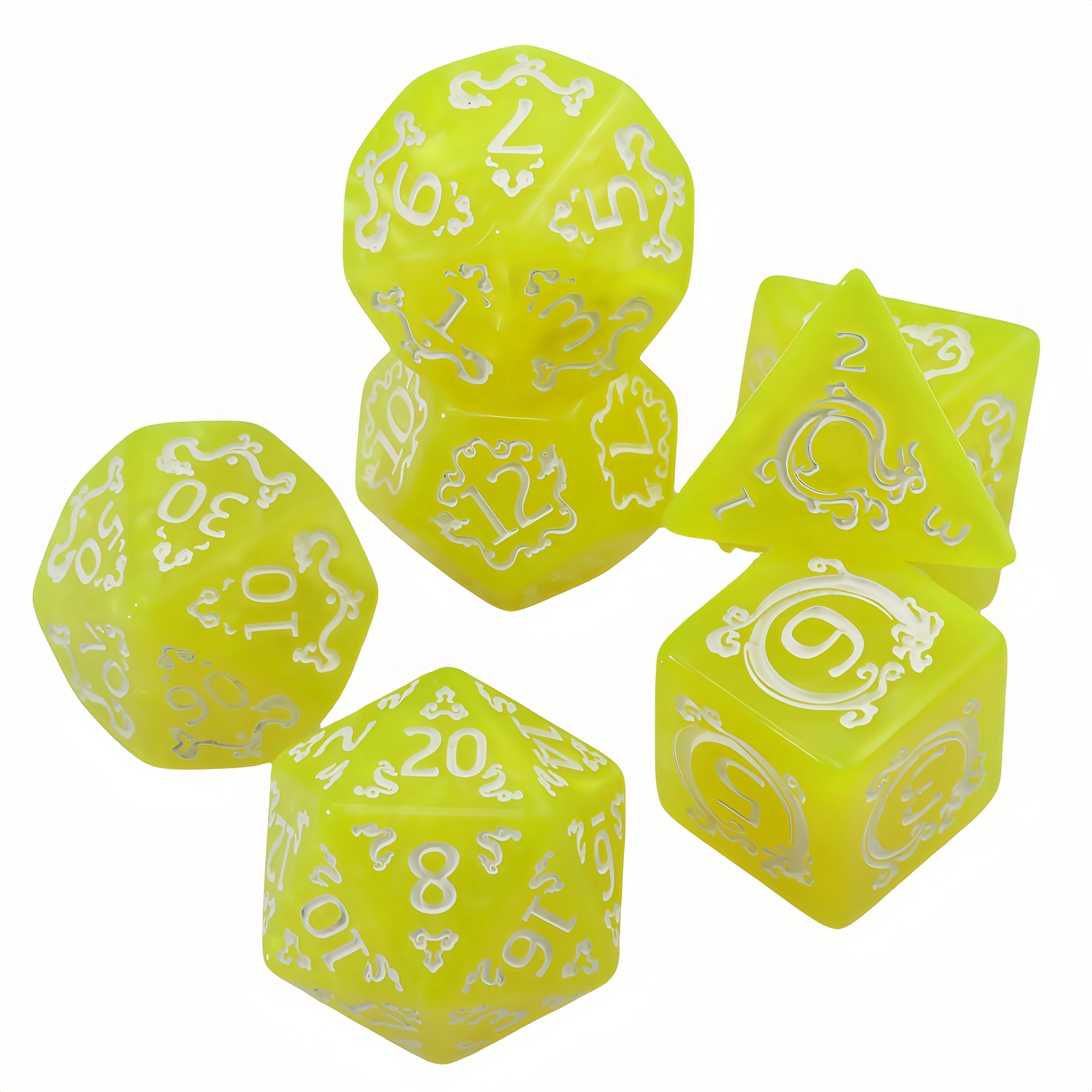 Aethercoast – 7‑Piece Dice Set
