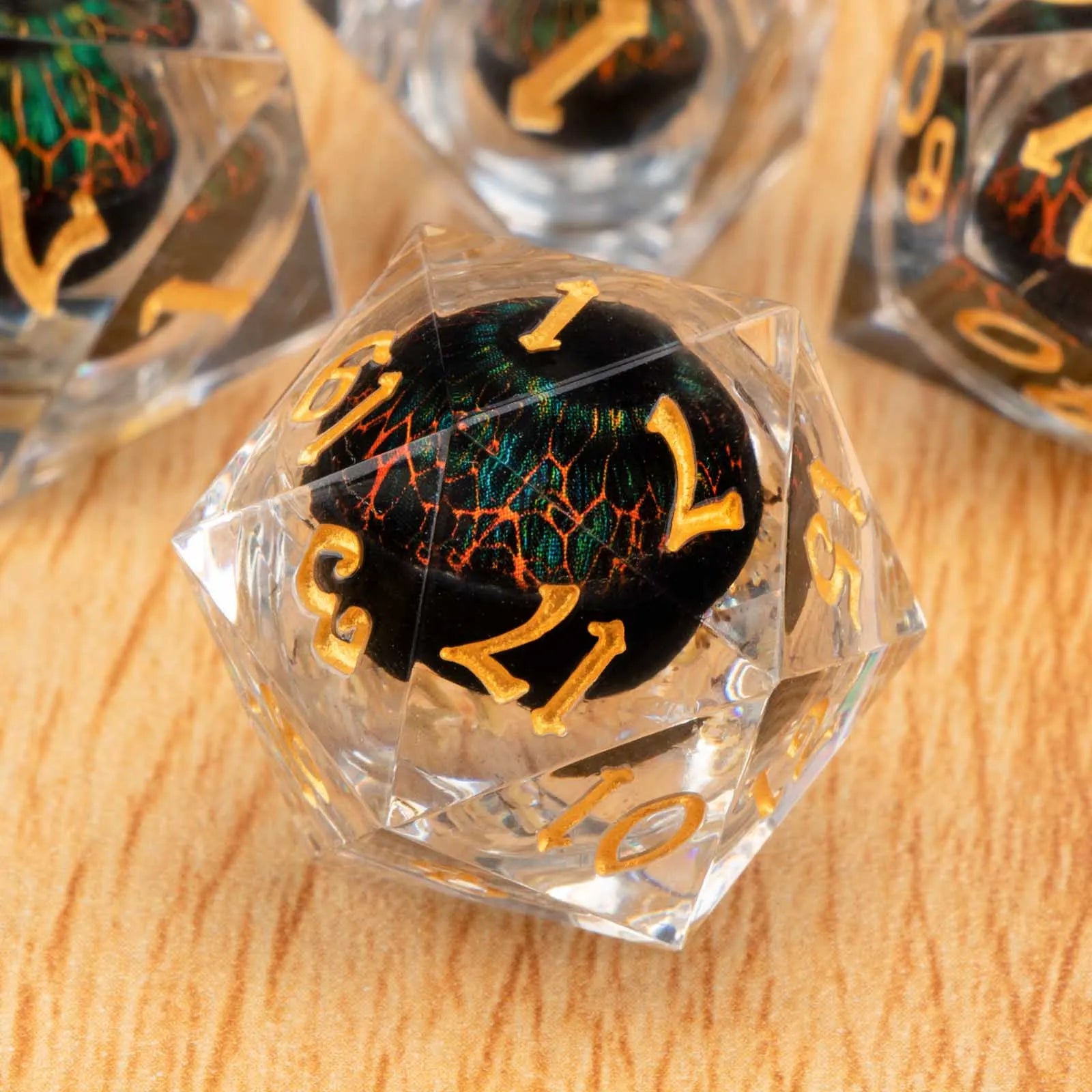 Shadewarden – Liquid‑Core 7‑Piece Dice Set