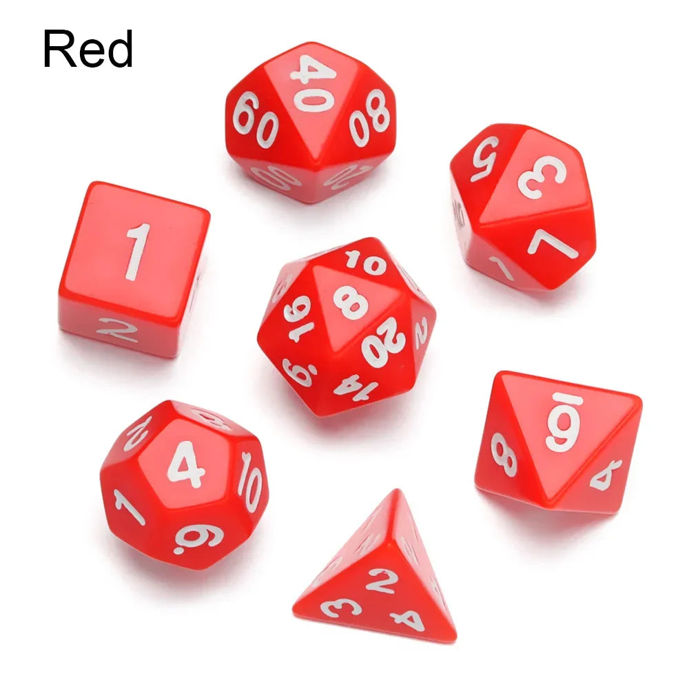 Arcane Veil – 7‑Piece Dice Set