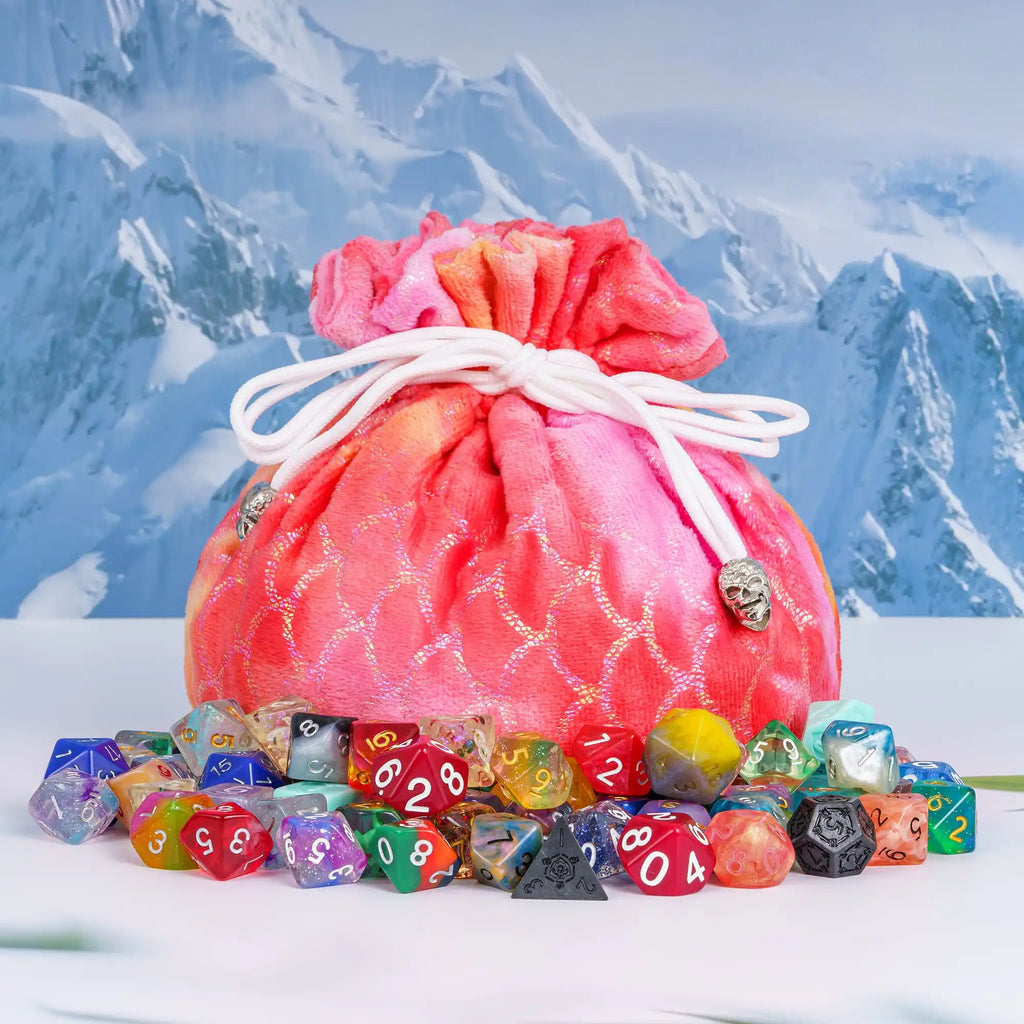 Ethereal Crest – Drawstring Dice Bag