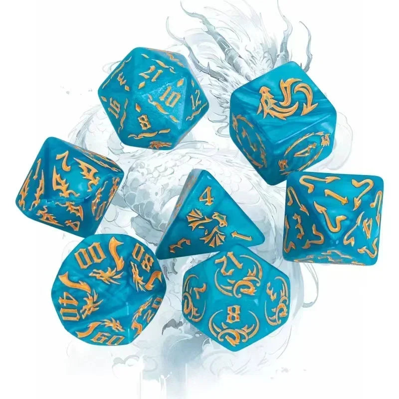 Ethereal Prism – 7‑Piece Dice Set