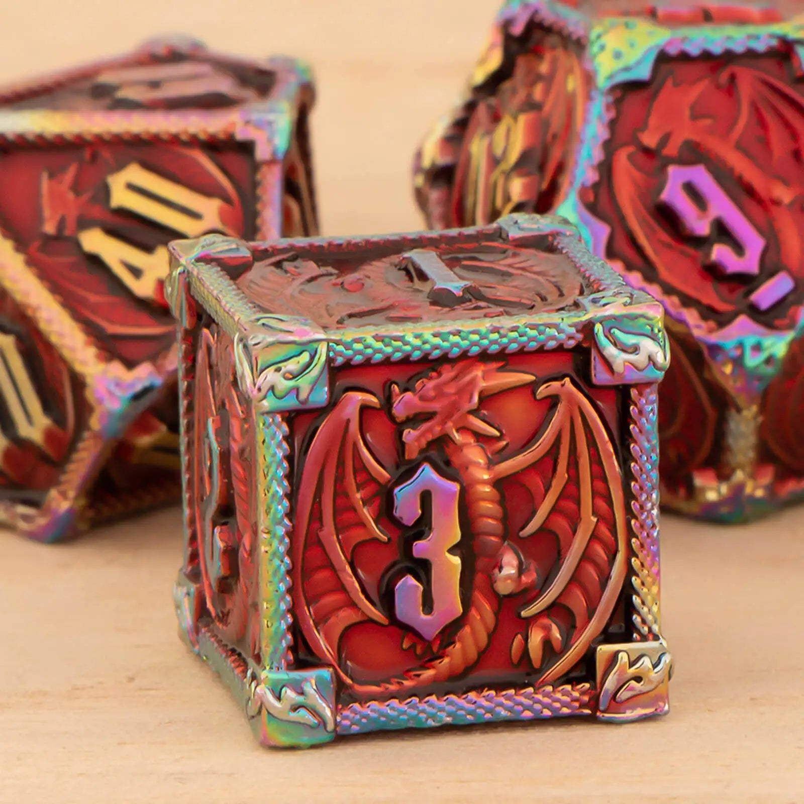 Ethereal Forge – 7‑Piece Dice Set