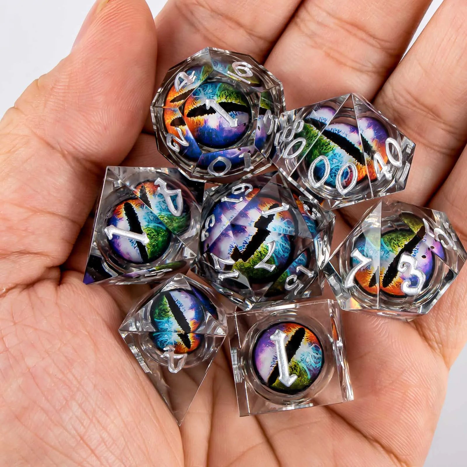 Shadewarden – Liquid‑Core 7‑Piece Dice Set