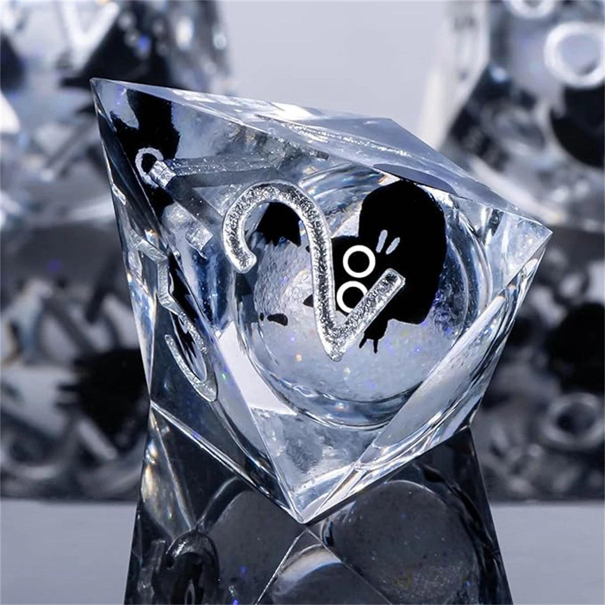 Arcane Spire – Liquid‑Core 7‑Piece Dice Set