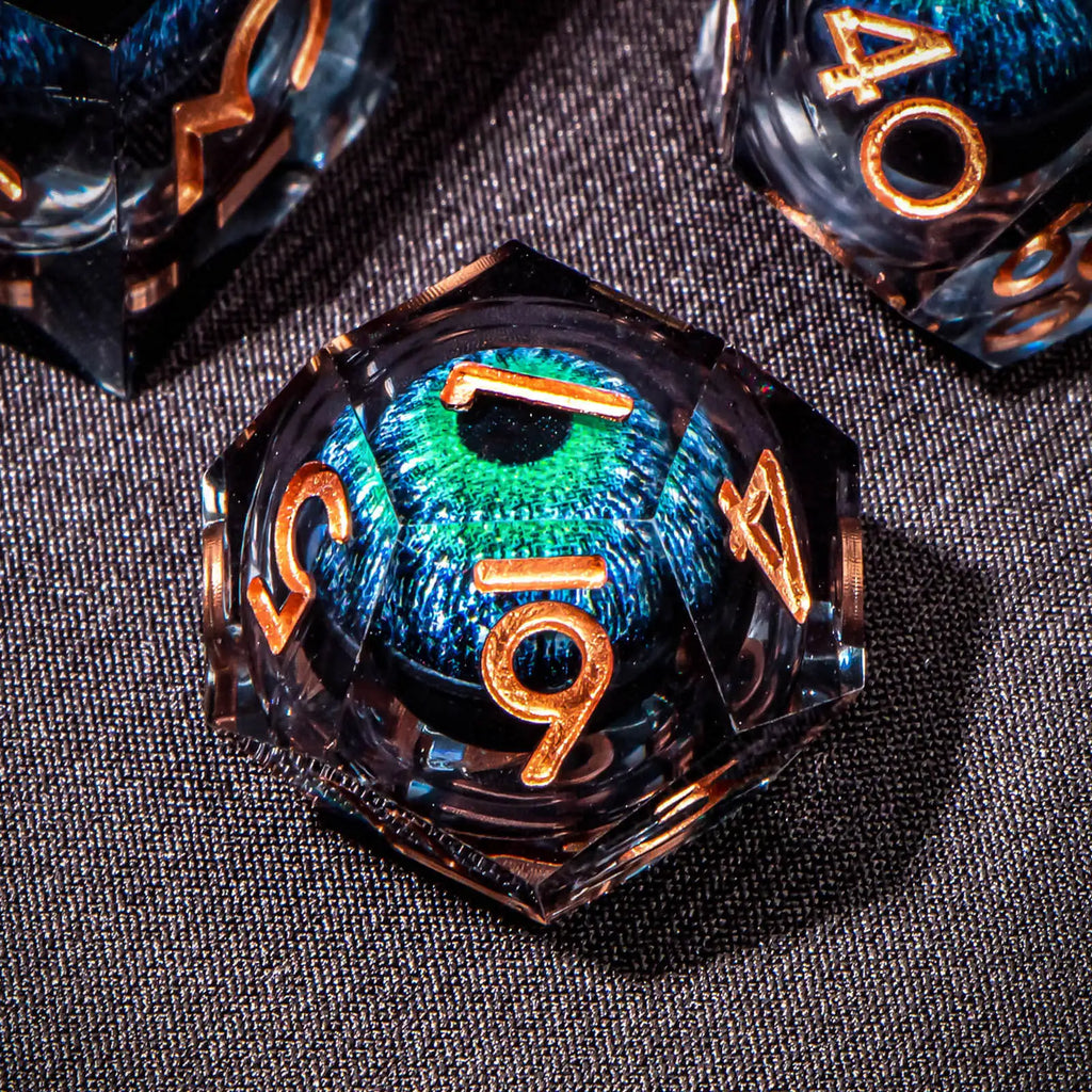 Shadewarden – Liquid‑Core 7‑Piece Dice Set